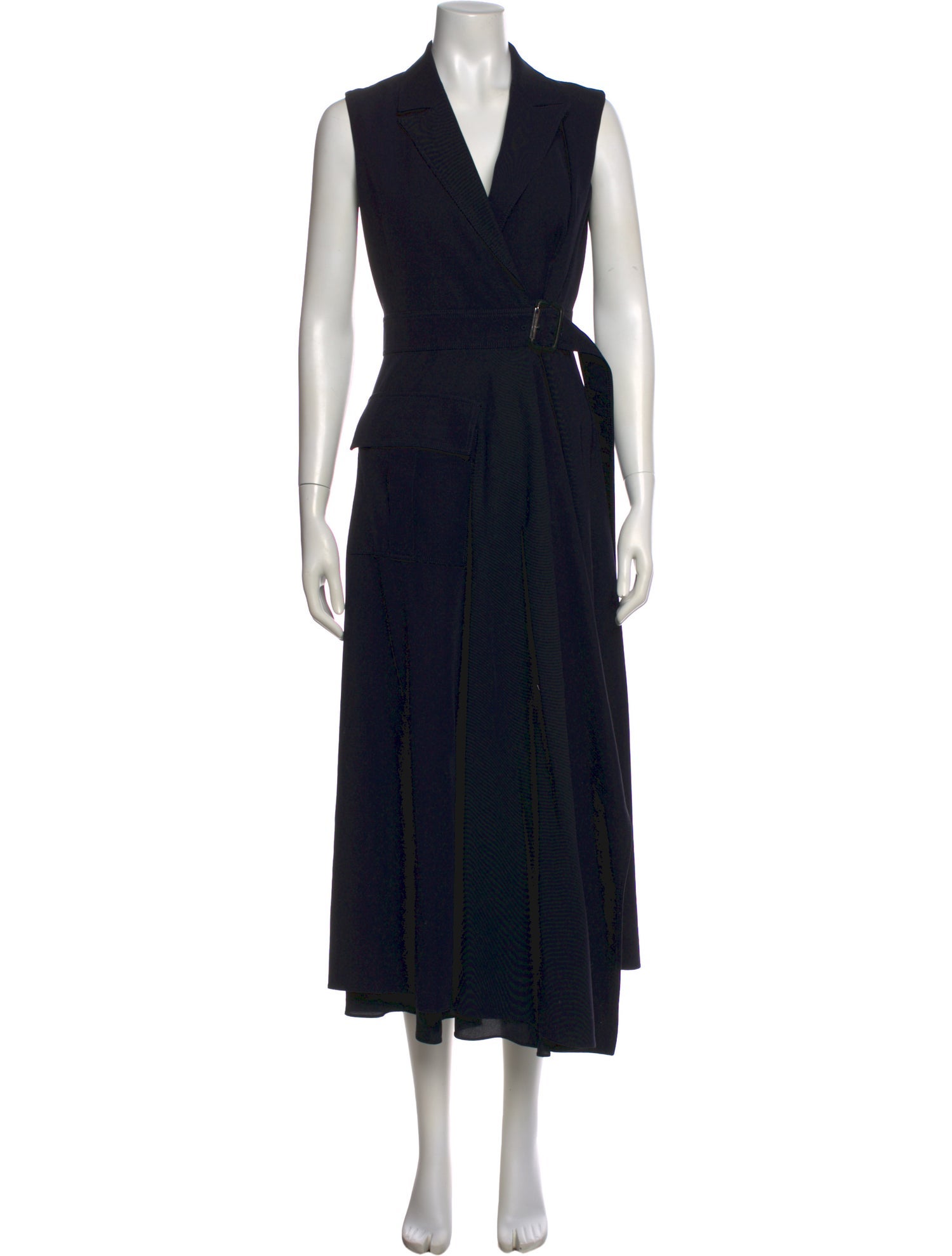 Alexander McQueen Wool Long Dress