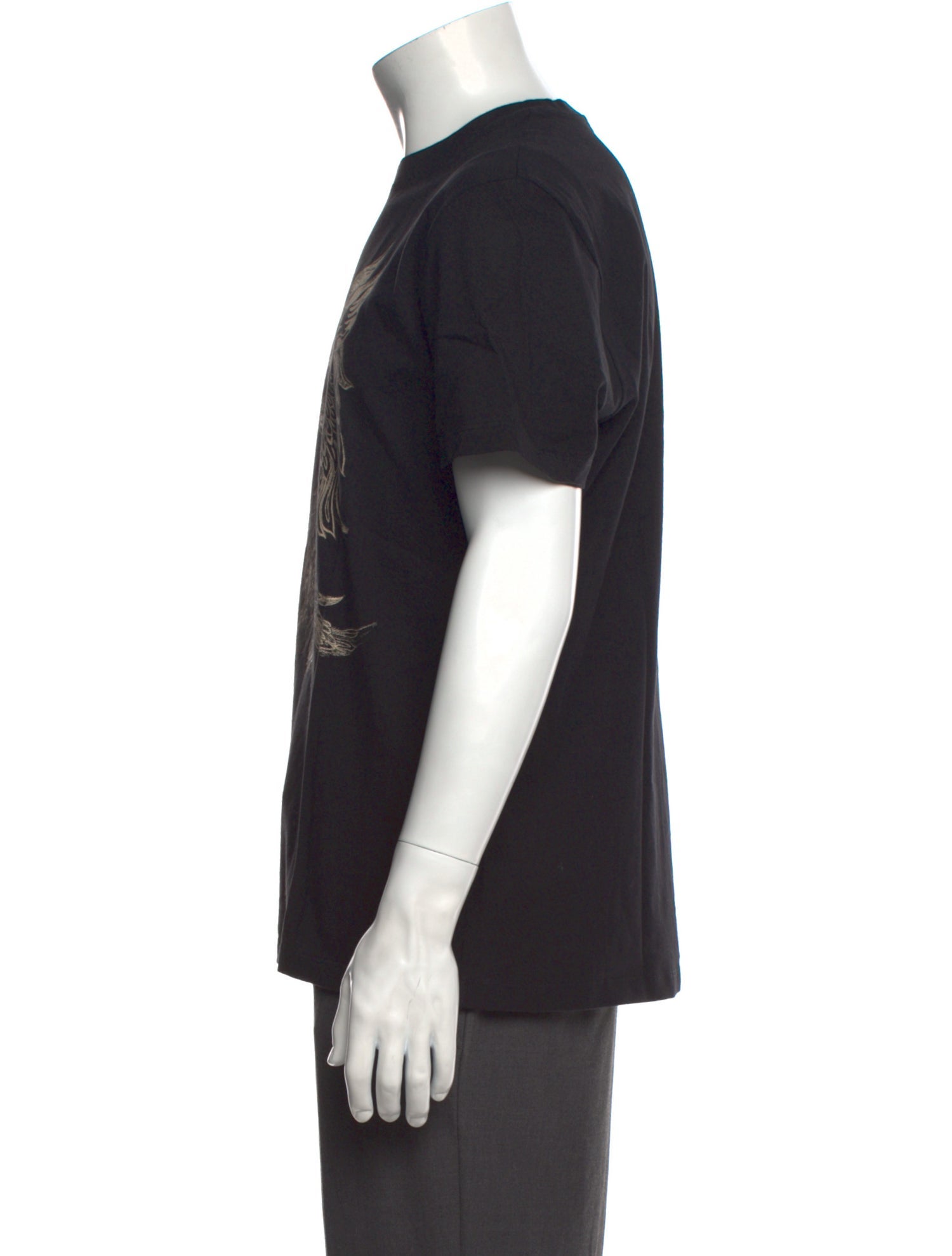 Alexander McQueen Graphic Print Crew Neck T-Shirt