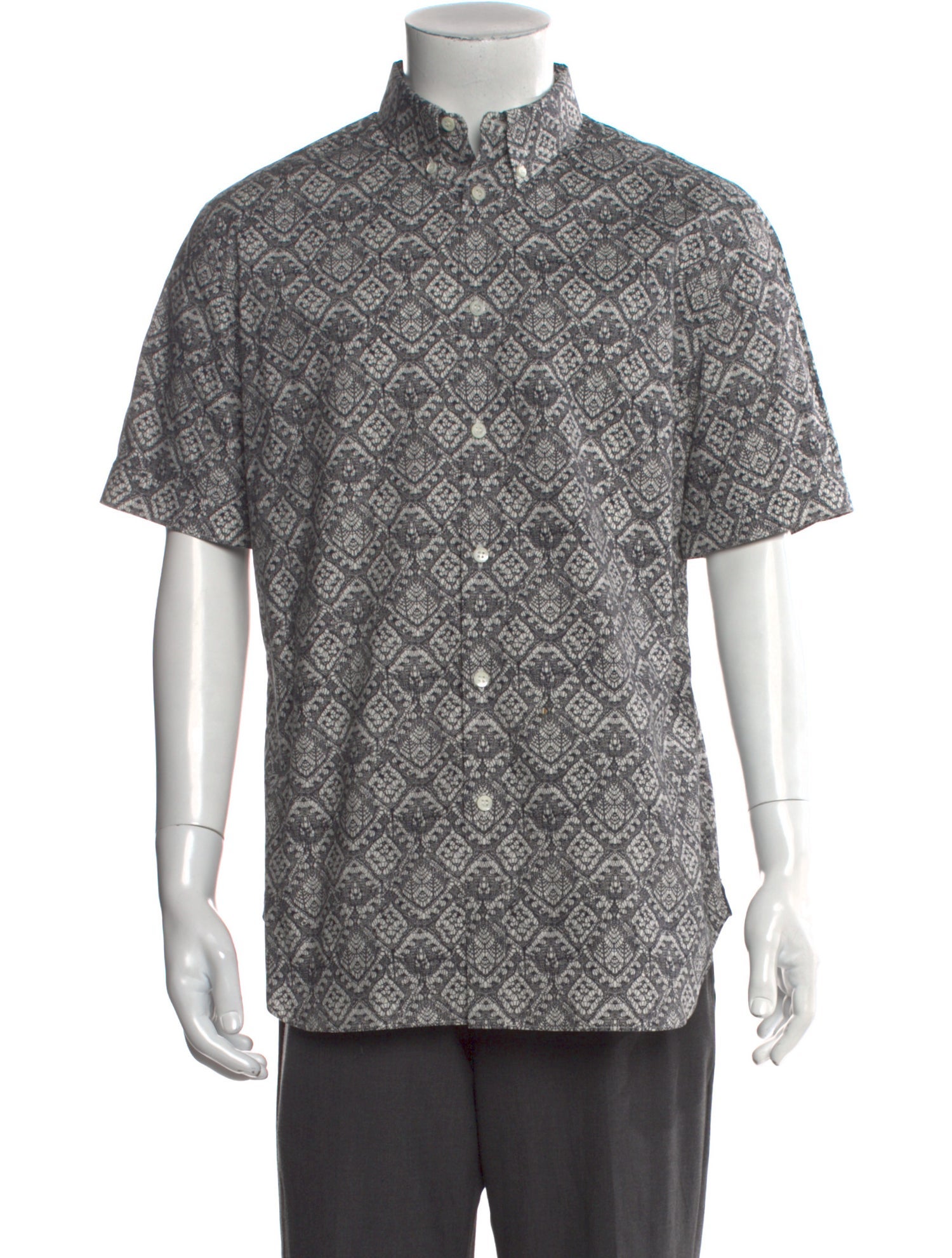 Alexander McQueen Printed Short Sleeve Shirt