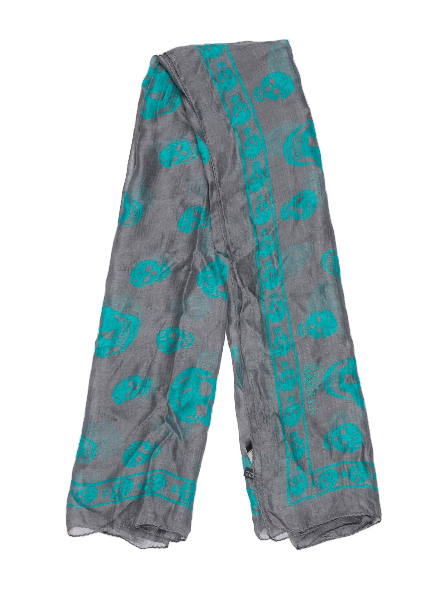 Alexander McQueen Silk Printed Scarf