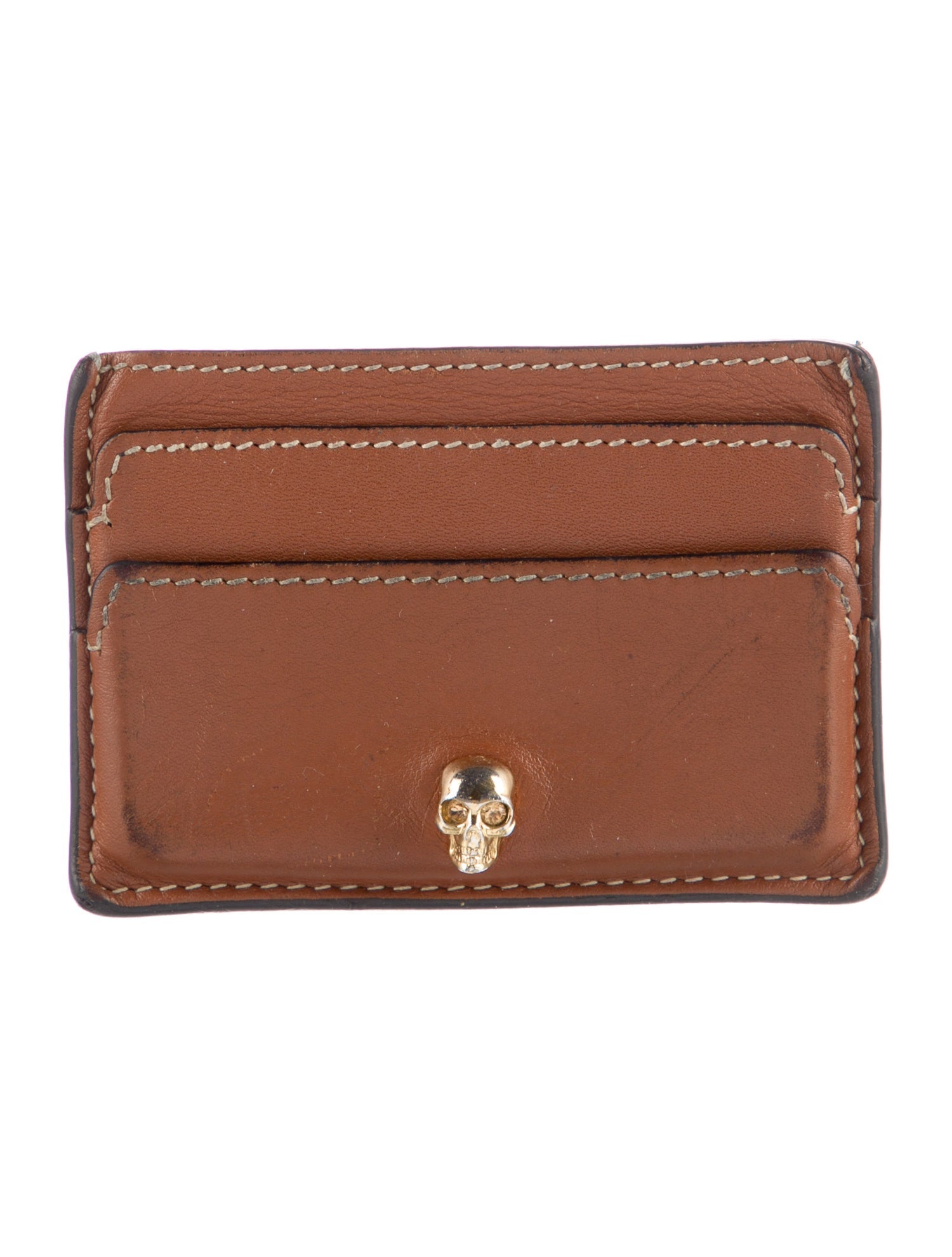 Alexander McQueen Leather Card Holder
