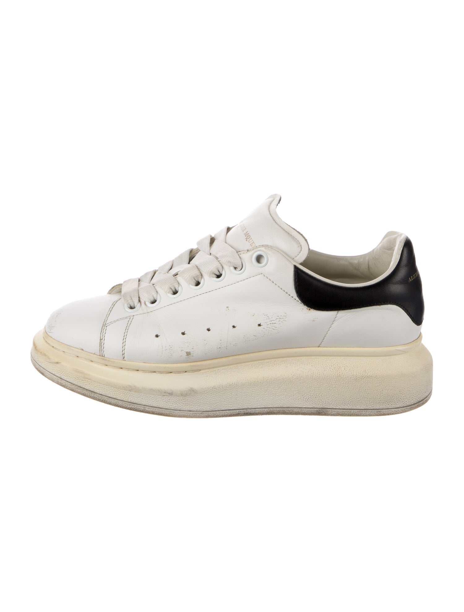 Alexander McQueen Leather Chunky Sneakers