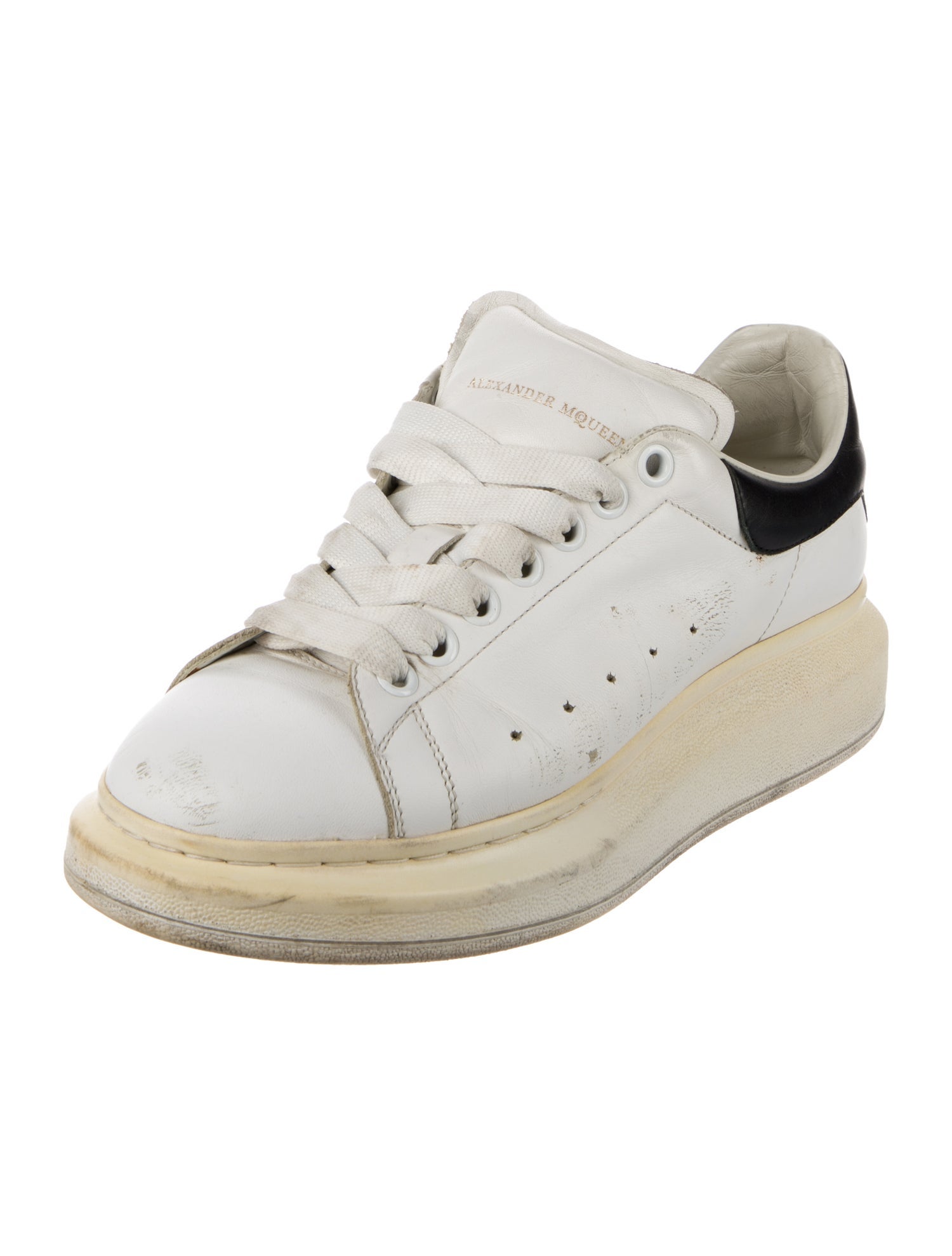 Alexander McQueen Leather Chunky Sneakers