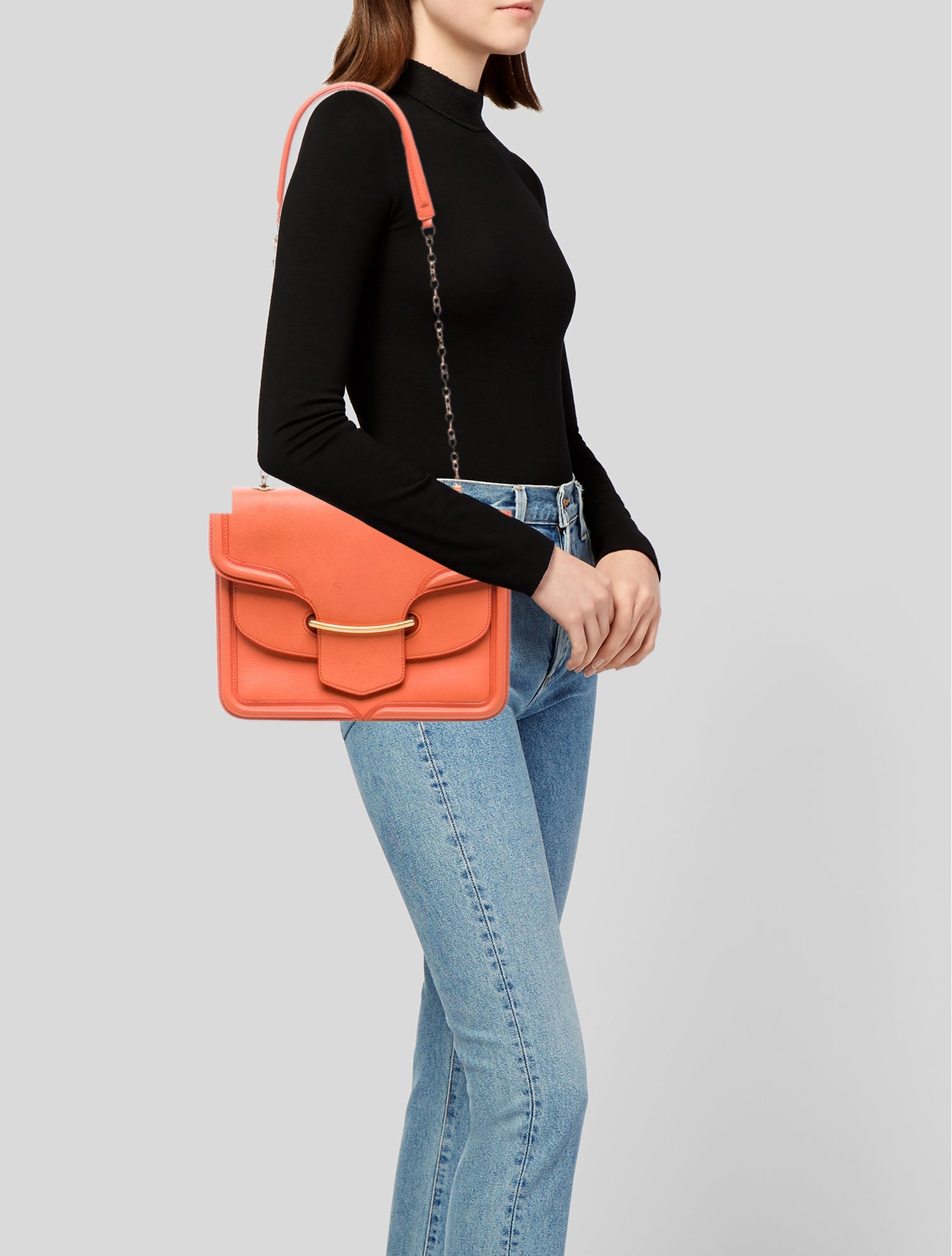 Alexander McQueen Leather Shoulder Bag