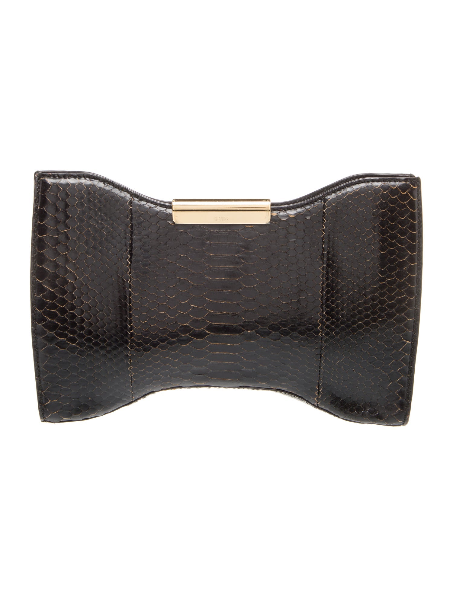 Alexander McQueen Snakeskin Clutch