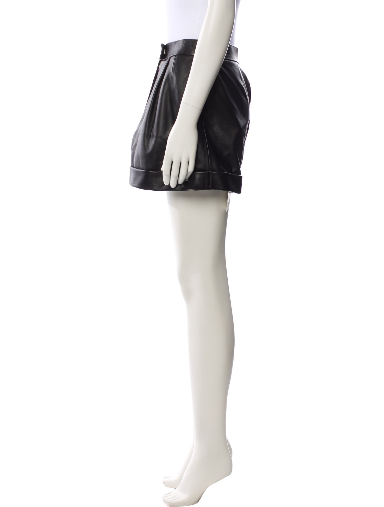 Alexander McQueen Lambskin Mini Shorts w/ Tags