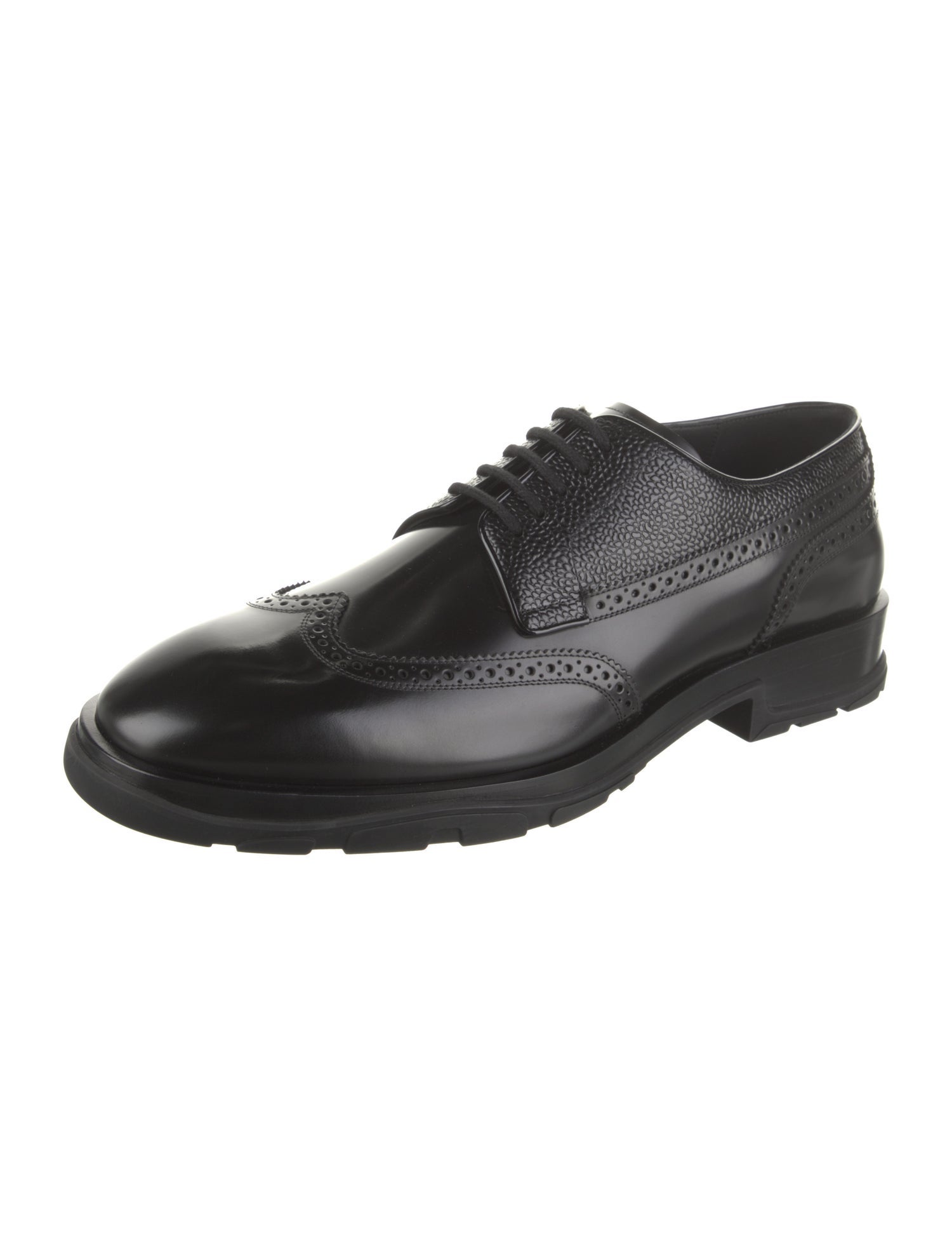 Alexander McQueen Leather Derby Shoes