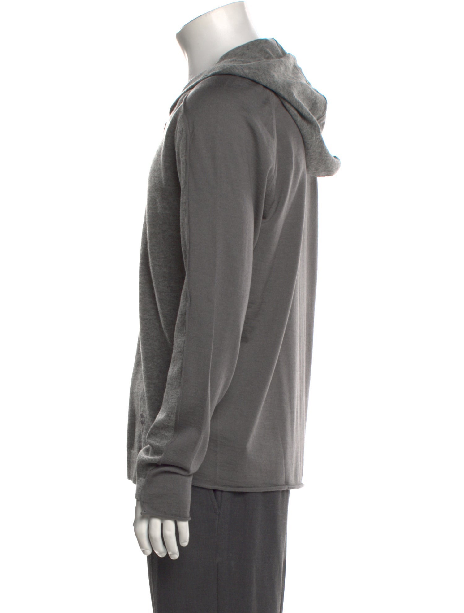 Alexander McQueen Mock Neck Long Sleeve Cardigan