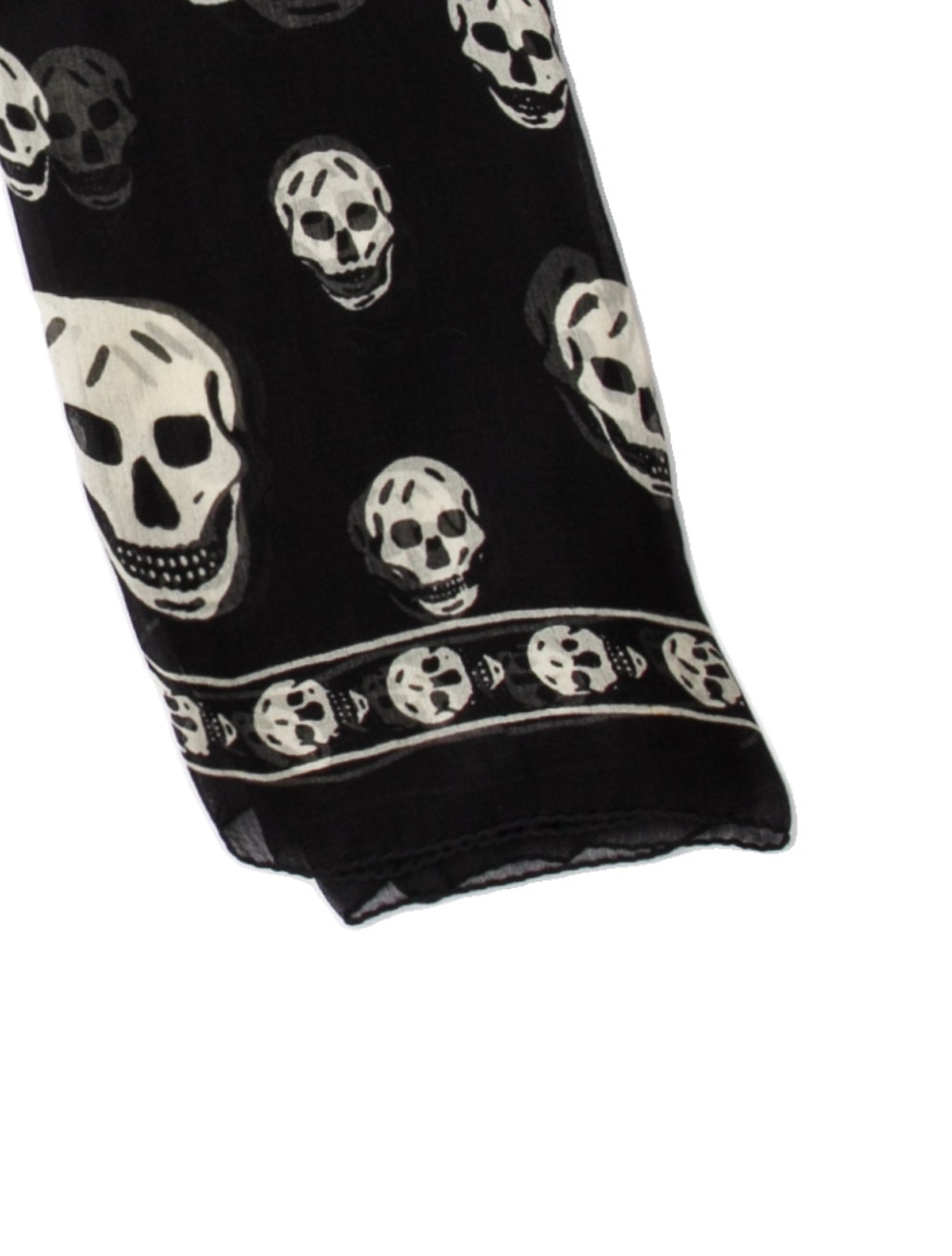 Alexander McQueen Silk Printed Scarf