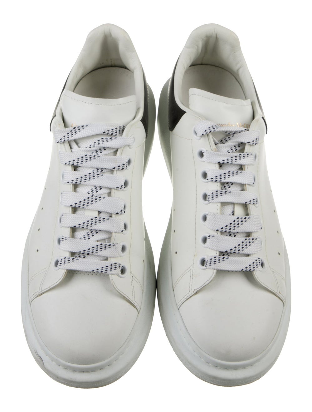 Alexander McQueen Leather Colorblock Pattern Chun… - image 3