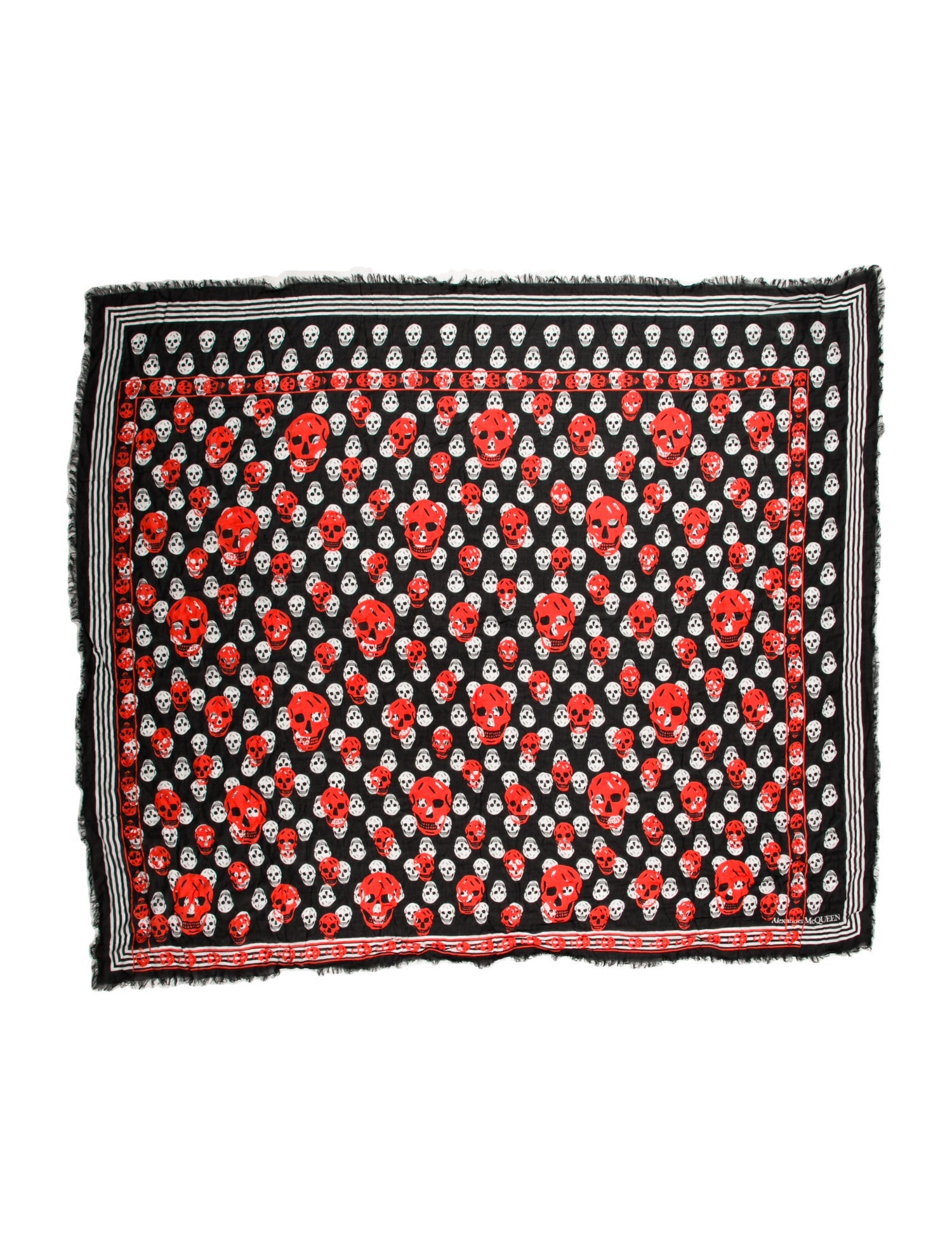 Alexander McQueen Printed Scarf