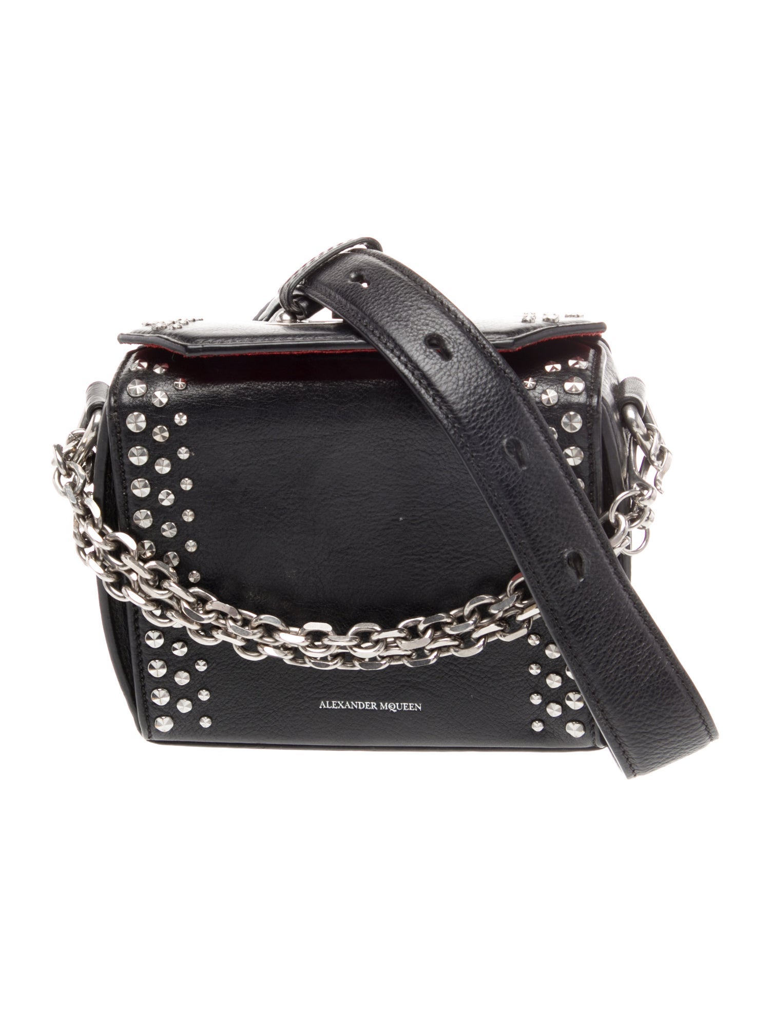 Alexander McQueen Leather Box Bag 16