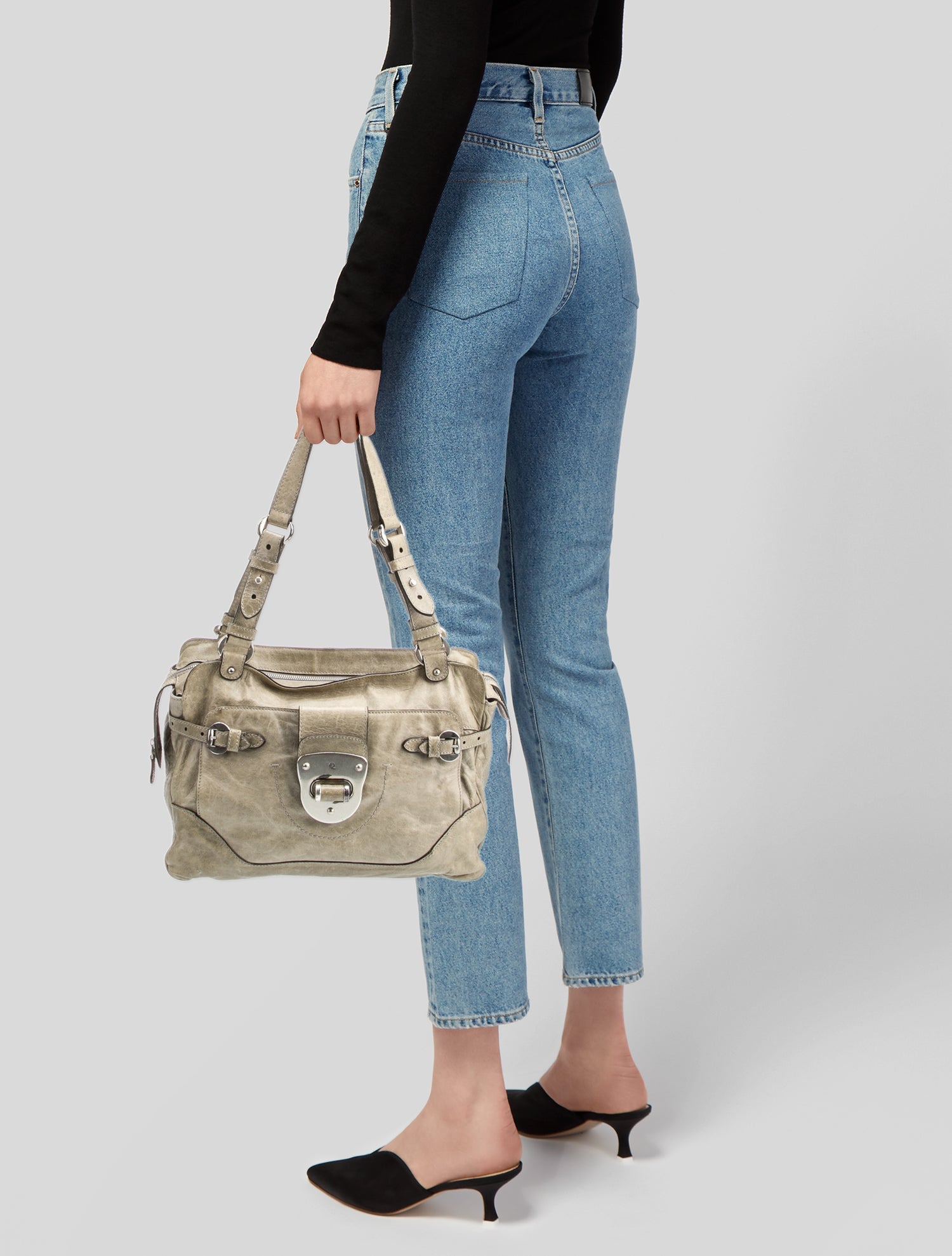 Alexander McQueen Leather Shoulder Bag