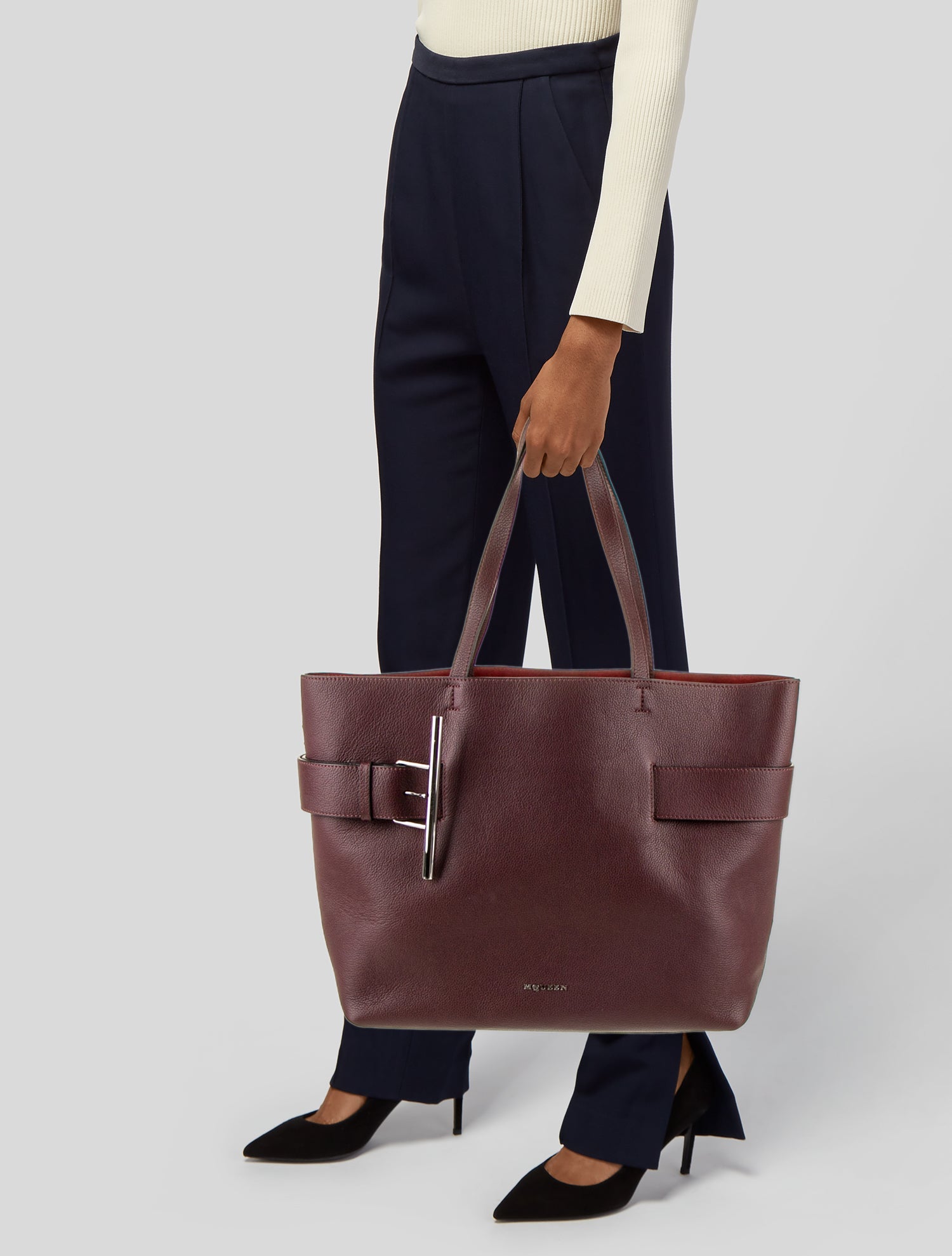 Alexander McQueen Skull Top Handle Bag