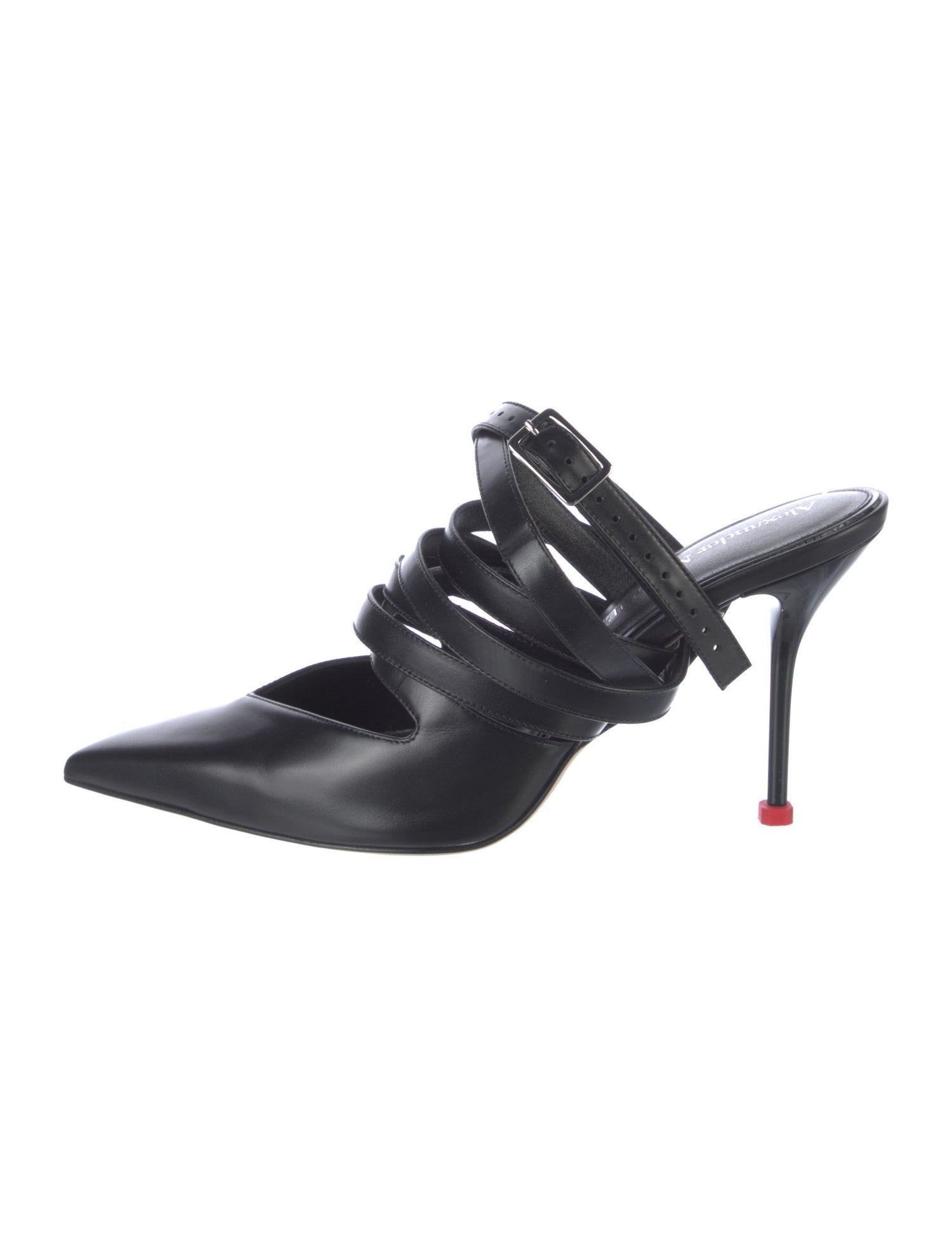 Alexander McQueen Leather Mules