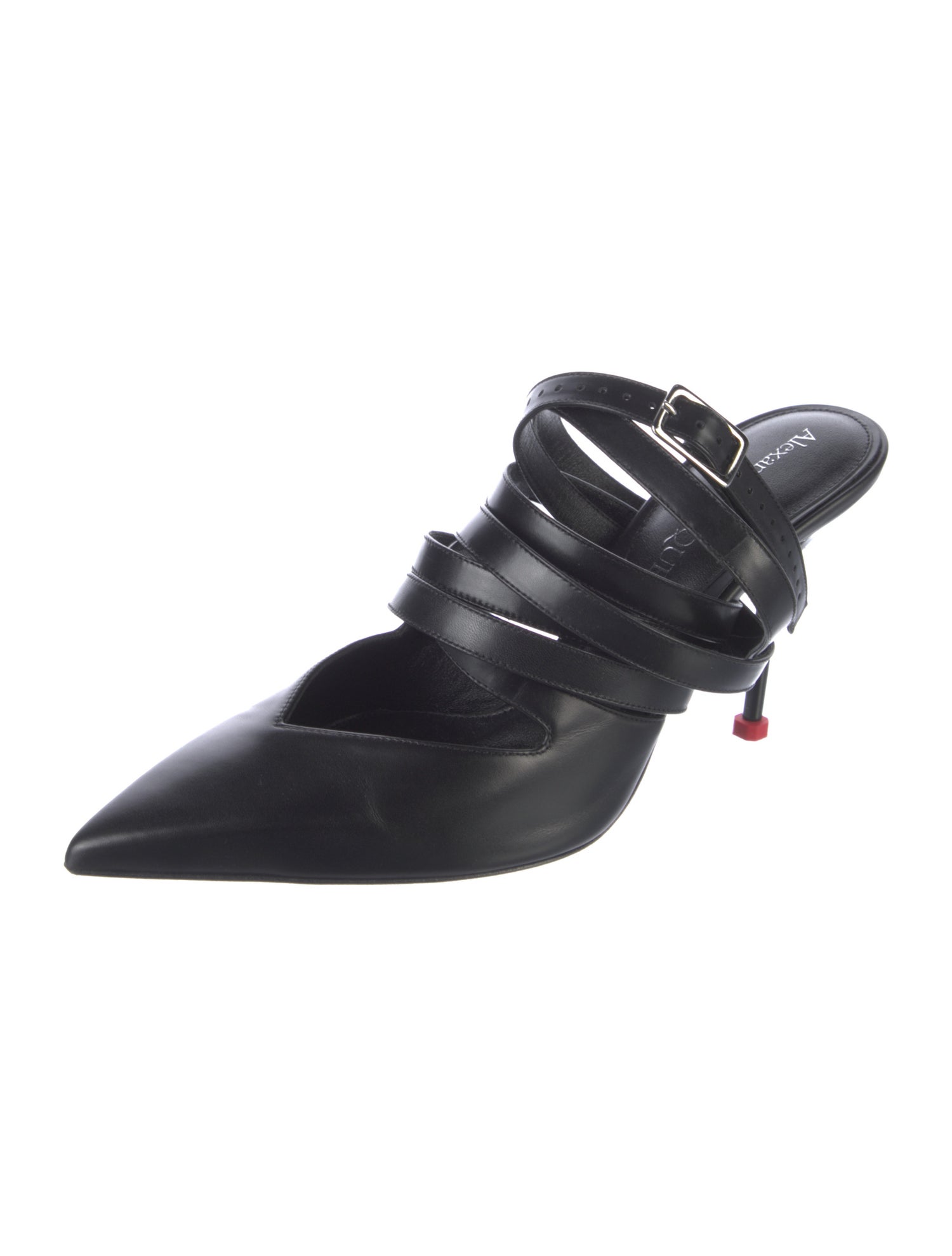 Alexander McQueen Leather Mules
