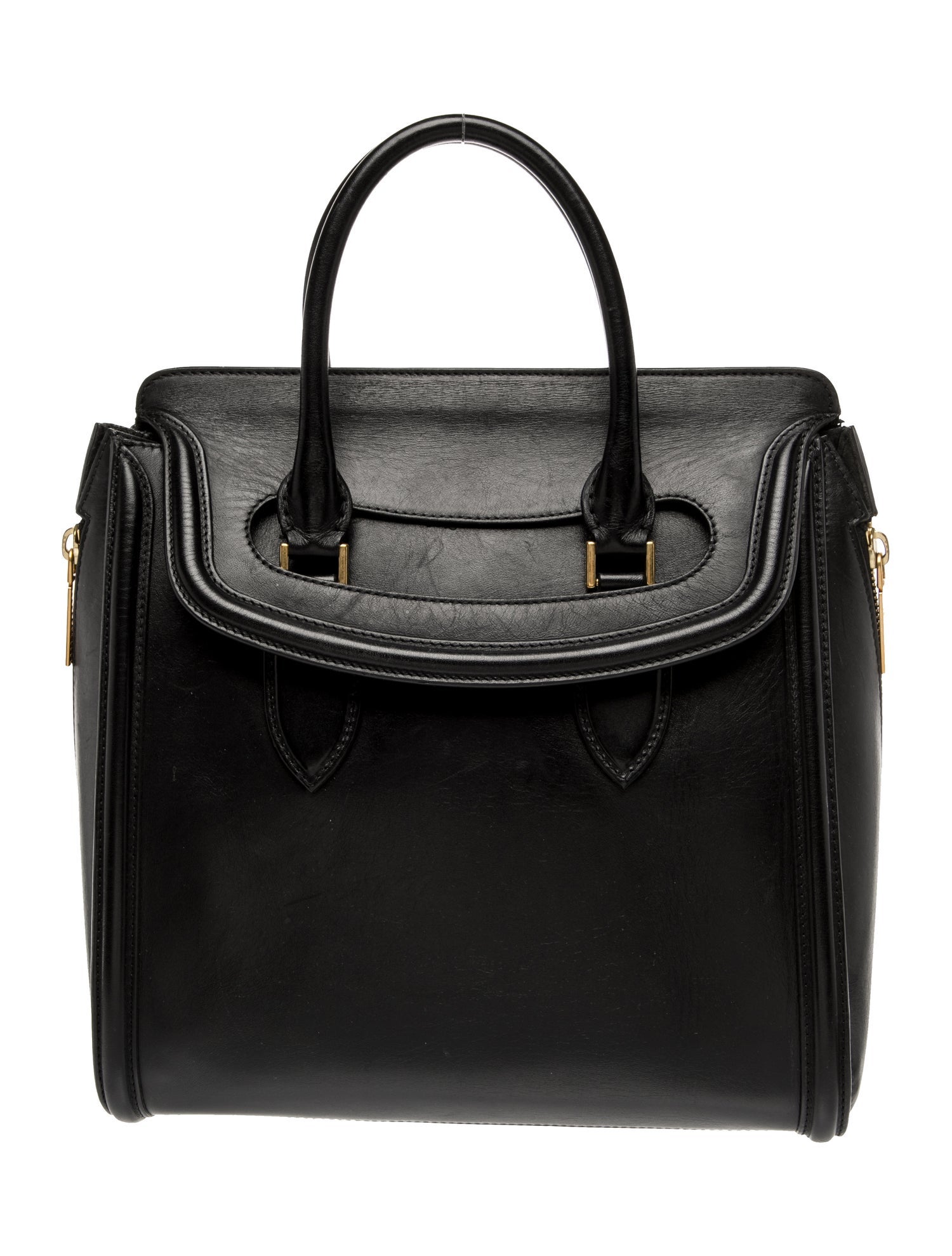 Alexander McQueen Leather Top Handle Bag