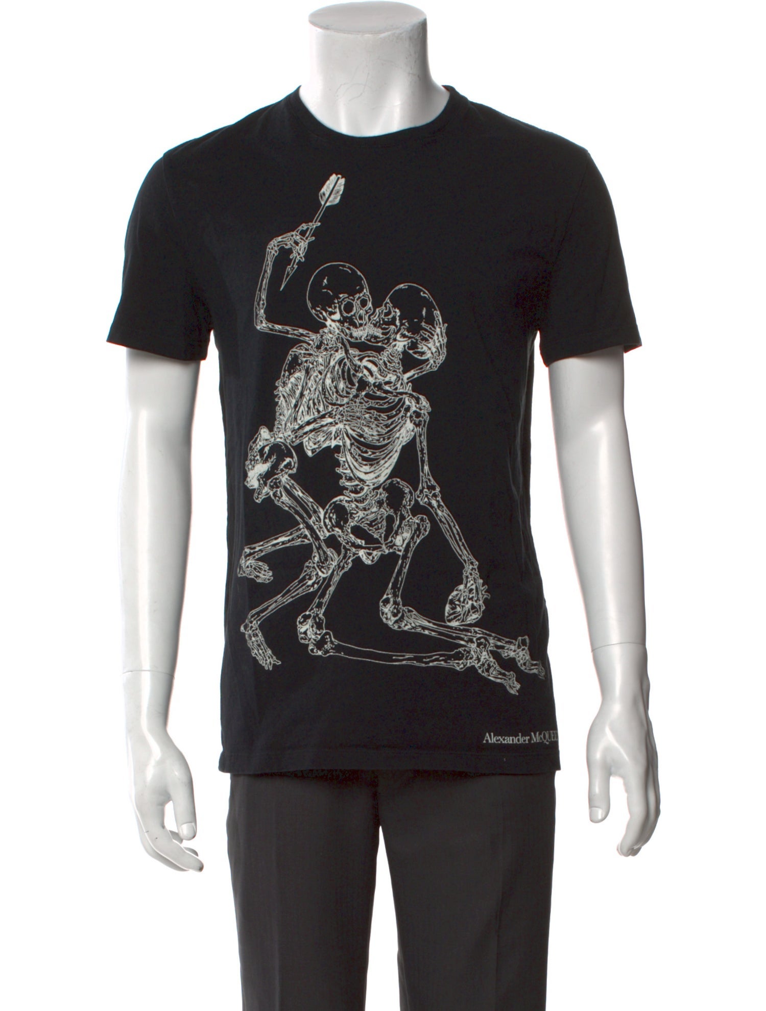 Alexander McQueen Graphic Print Crew Neck T-Shirt