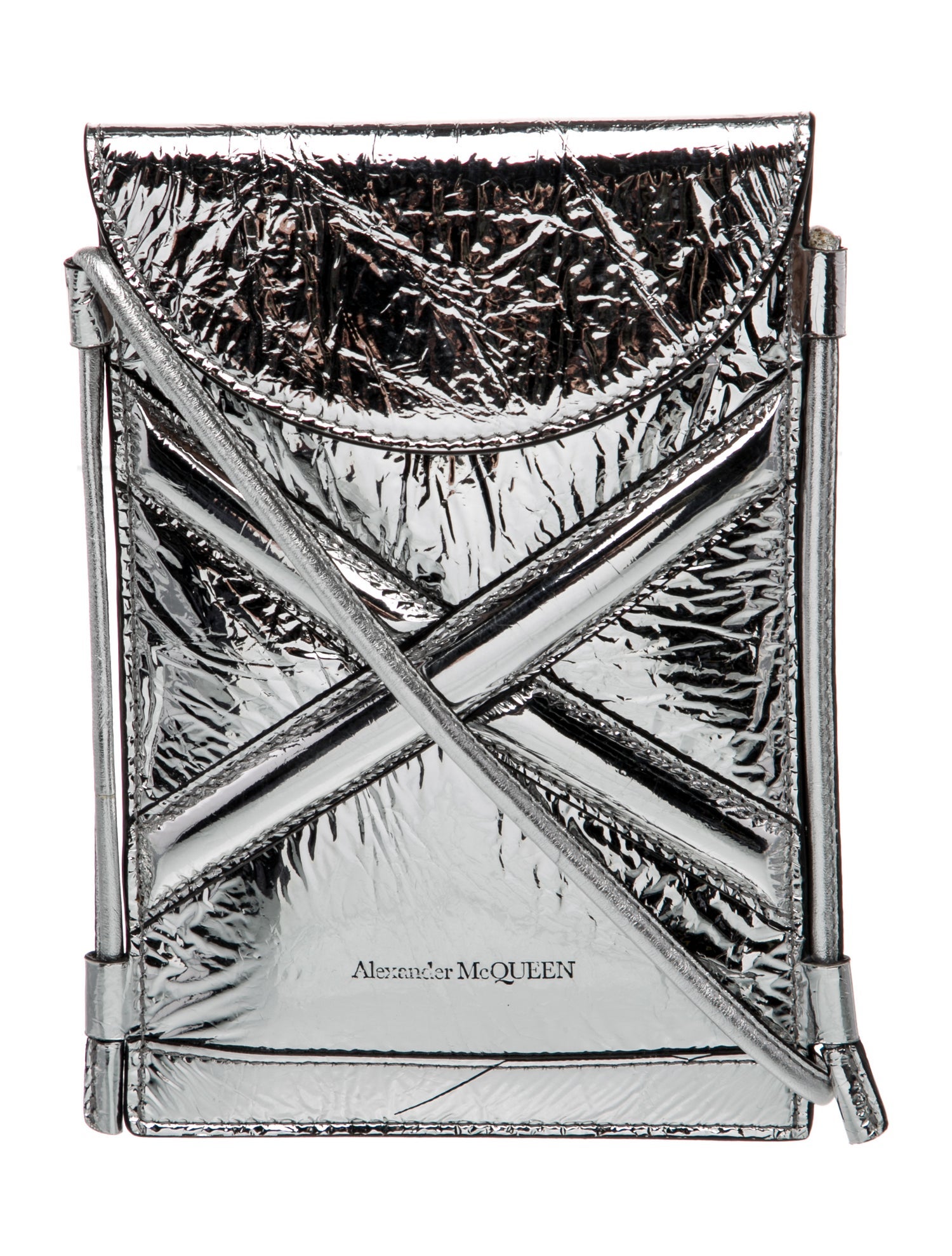 Alexander McQueen Patent Leather Crossbody Bag