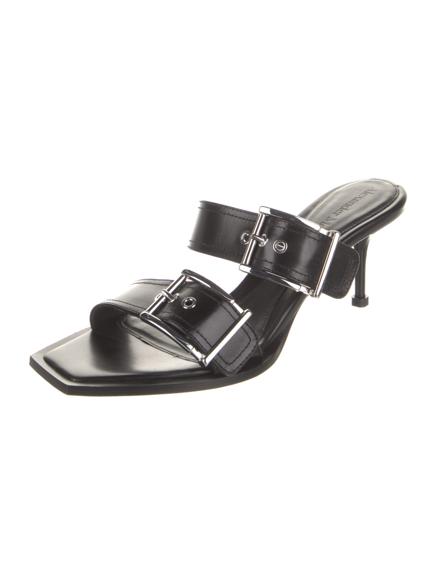 Alexander McQueen Leather Slides