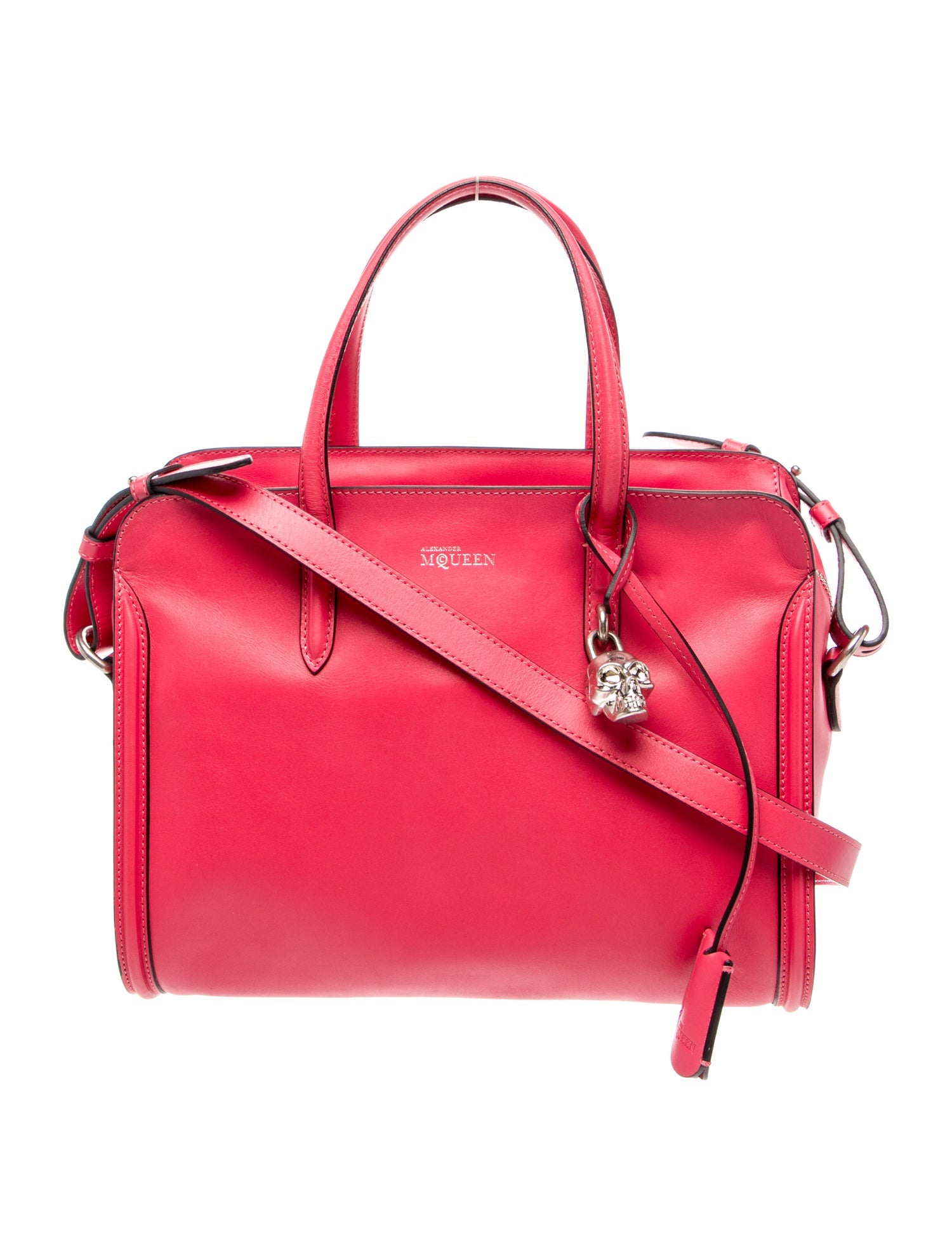 Alexander McQueen Skull Skull Padlock Zip Tote Bag Small