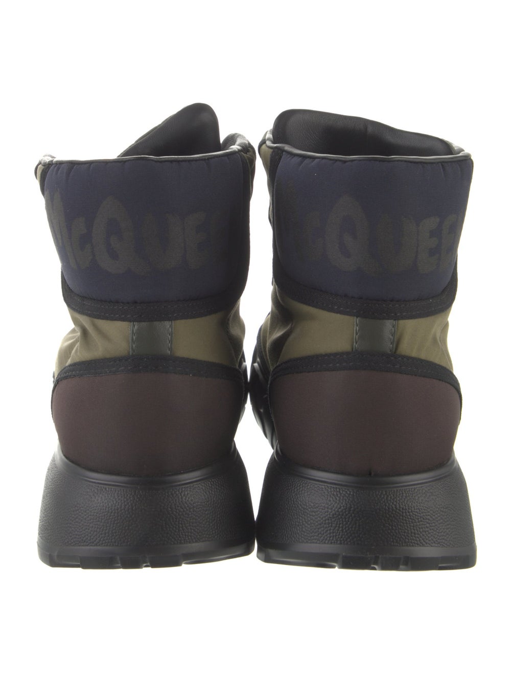 Alexander McQueen Nylon Colorblock Pattern Lace-U… - image 4