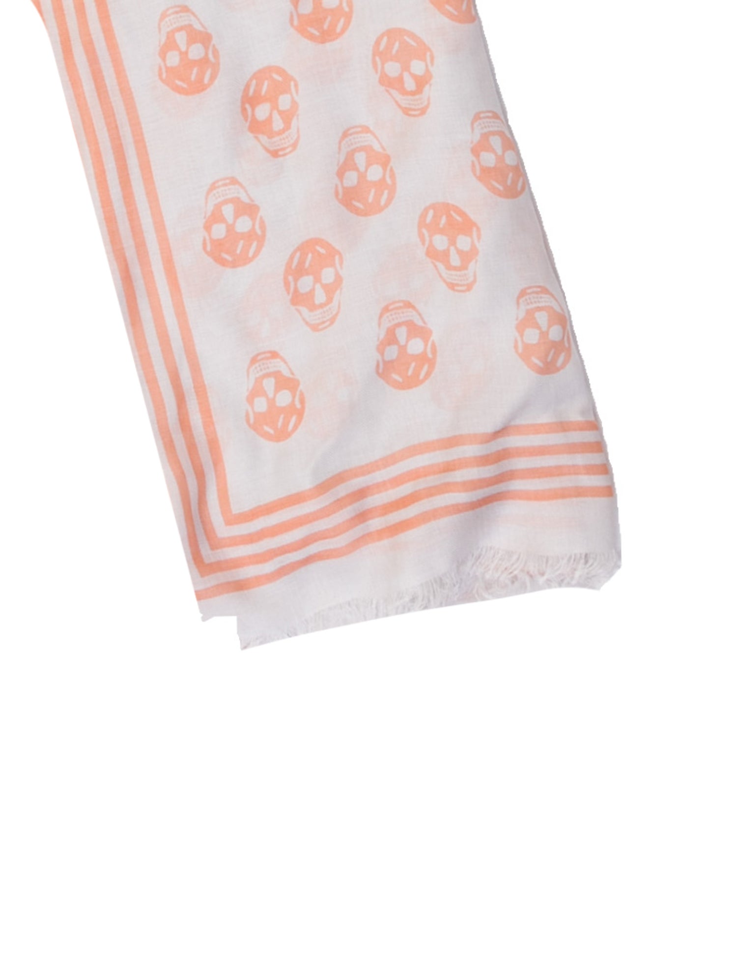 Alexander McQueen Leather Printed Scarf w/ Tags