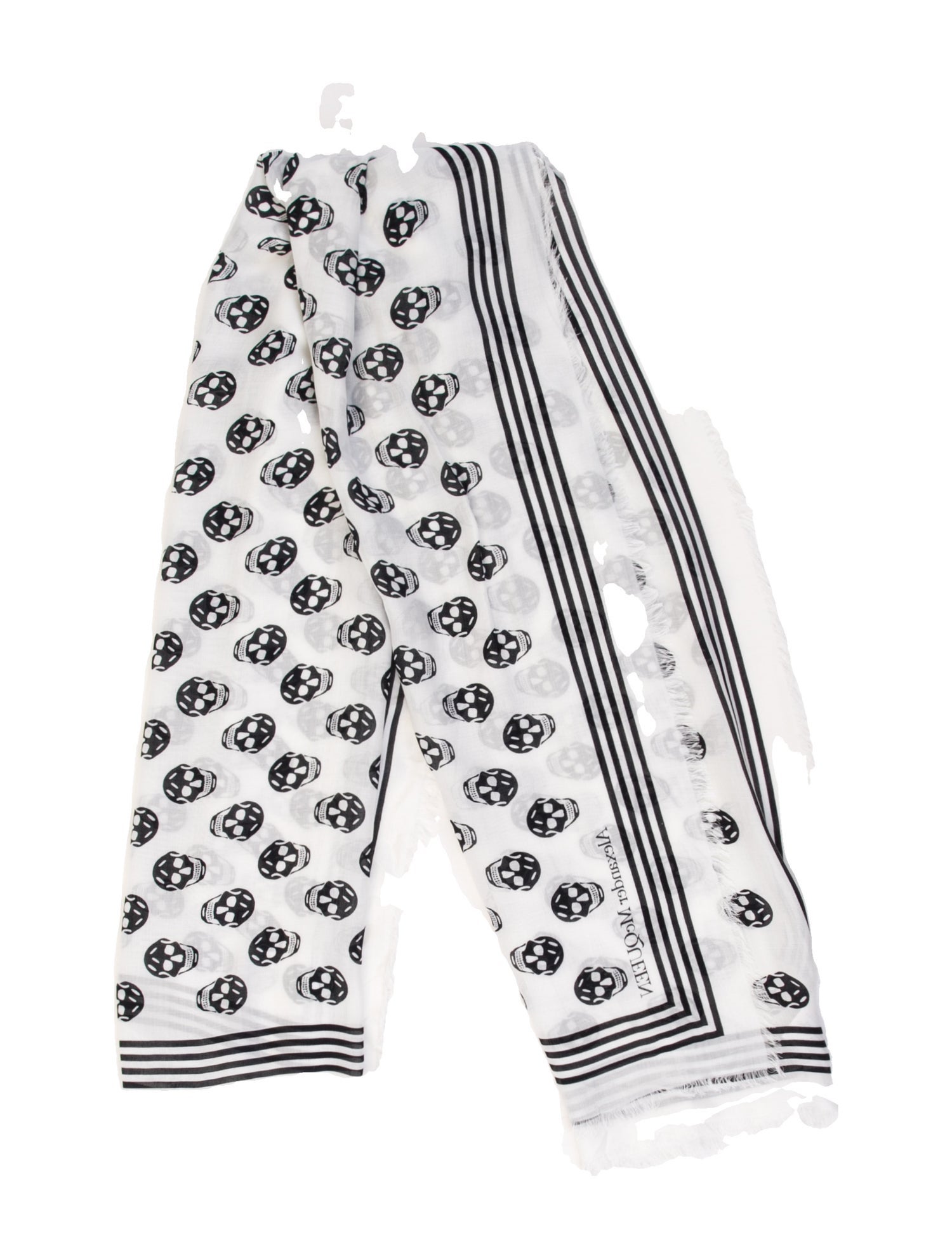 Alexander McQueen Printed Scarf w/ Tags