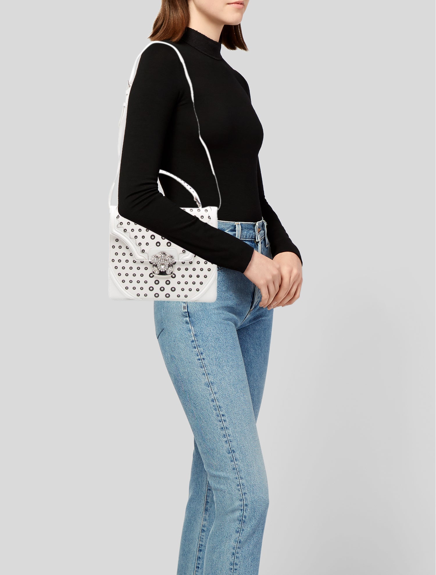 Alexander McQueen Leather Top Handle Bag