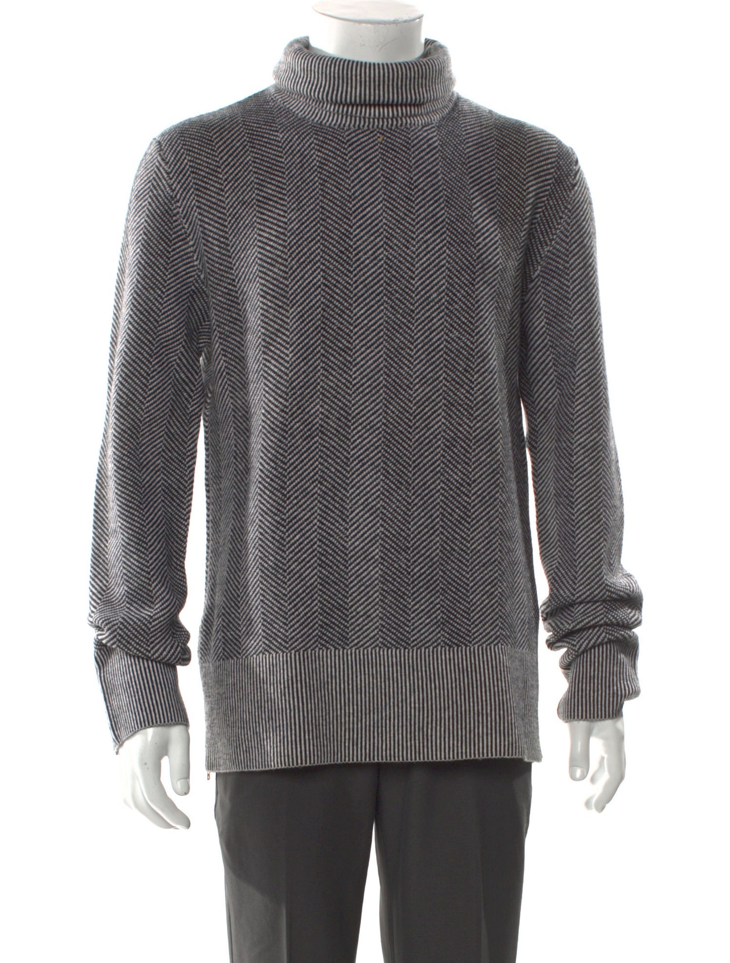 Alexander McQueen Wool Striped Pullover