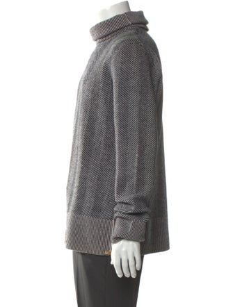 Alexander McQueen Wool Striped Pullover
