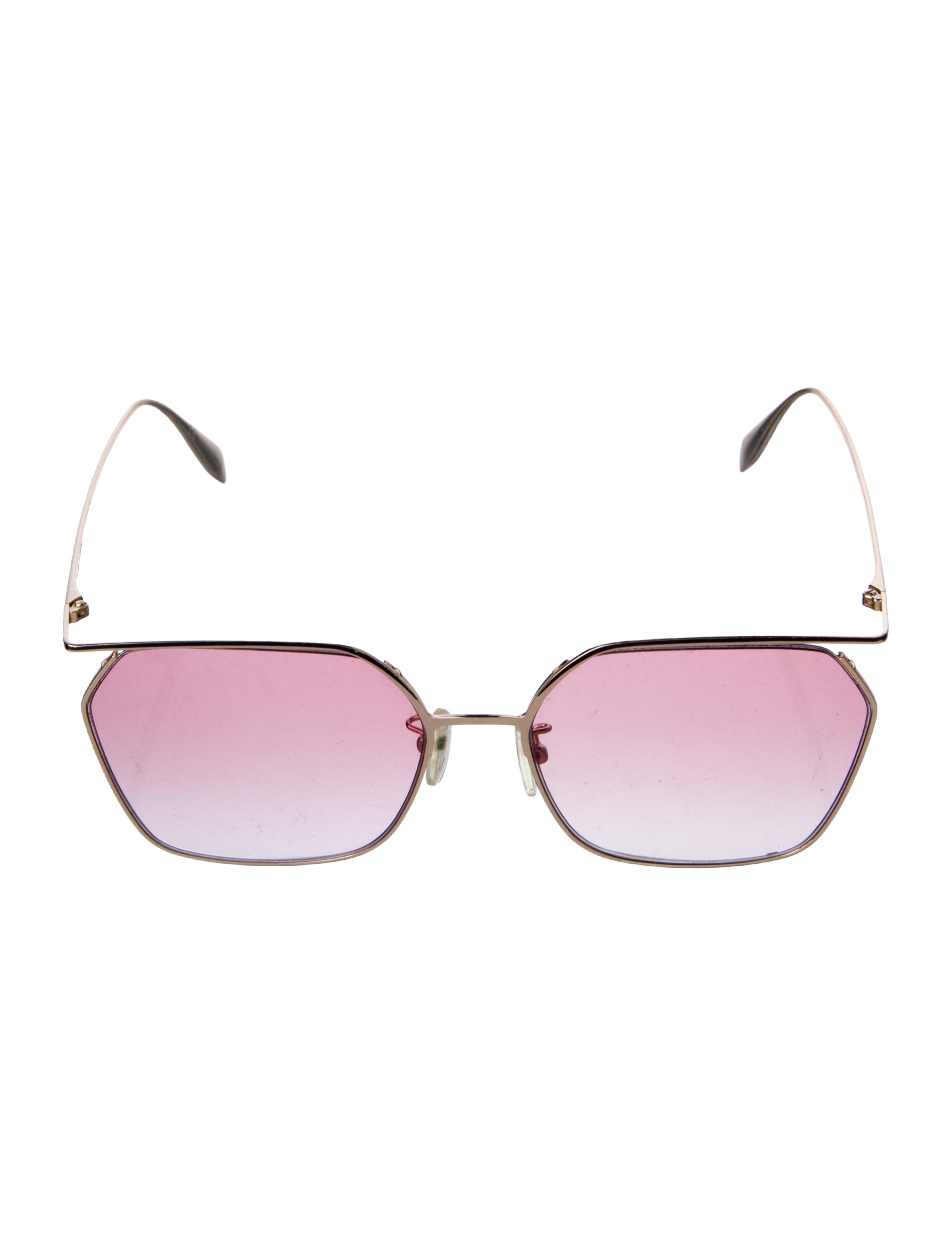 Alexander McQueen Oversize Gradient Sunglasses