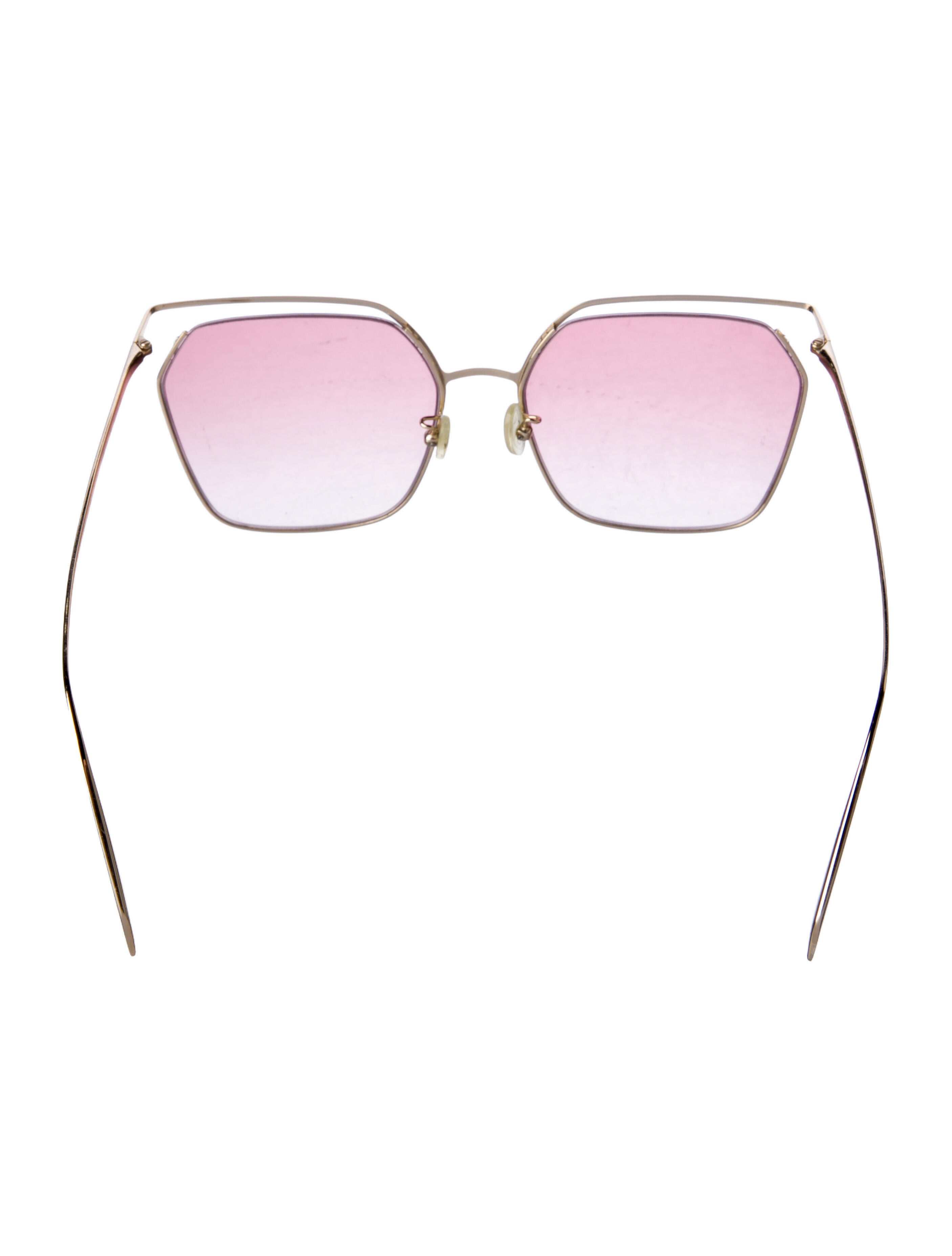 Alexander McQueen Oversize Gradient Sunglasses