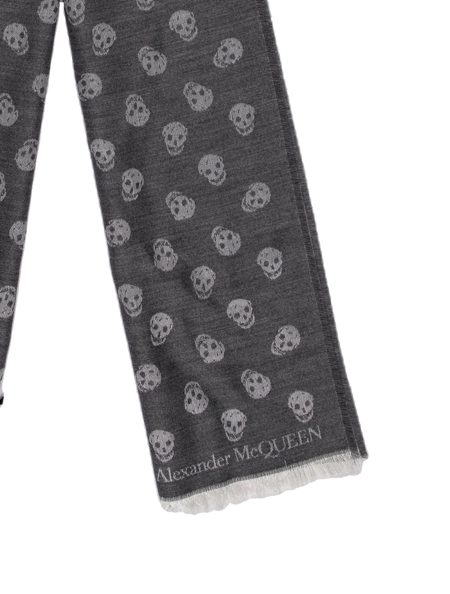 Alexander McQueen Wool Printed Scarf