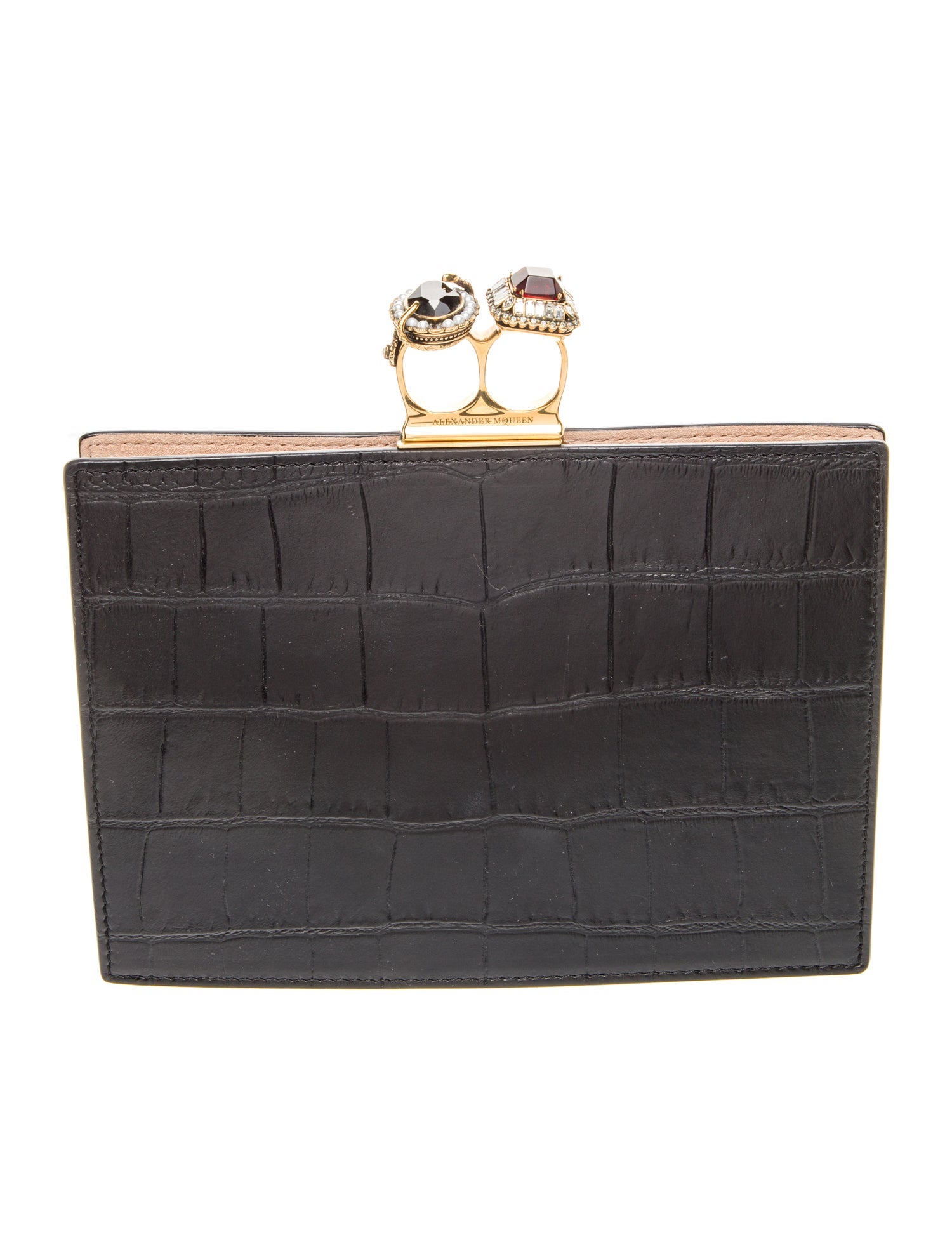 Alexander McQueen Skull Clutch Small