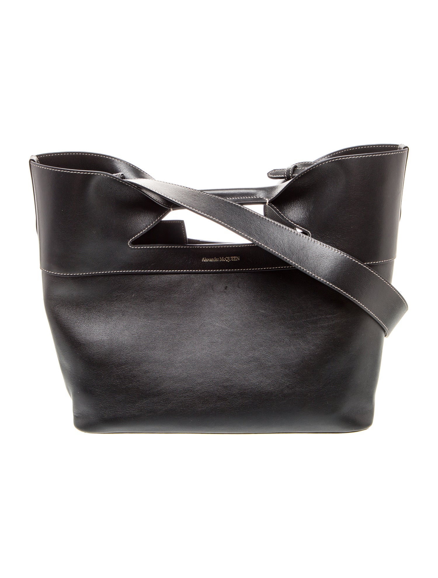 Alexander McQueen Leather Bucket Bag