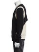 Alexander McQueen Colorblock Pattern Crew Neck Pullover