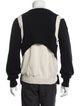 Alexander McQueen Colorblock Pattern Crew Neck Pullover