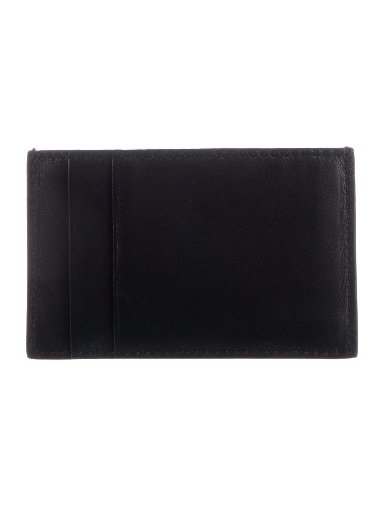 Alexander McQueen Leather Graphic Print Card Holder