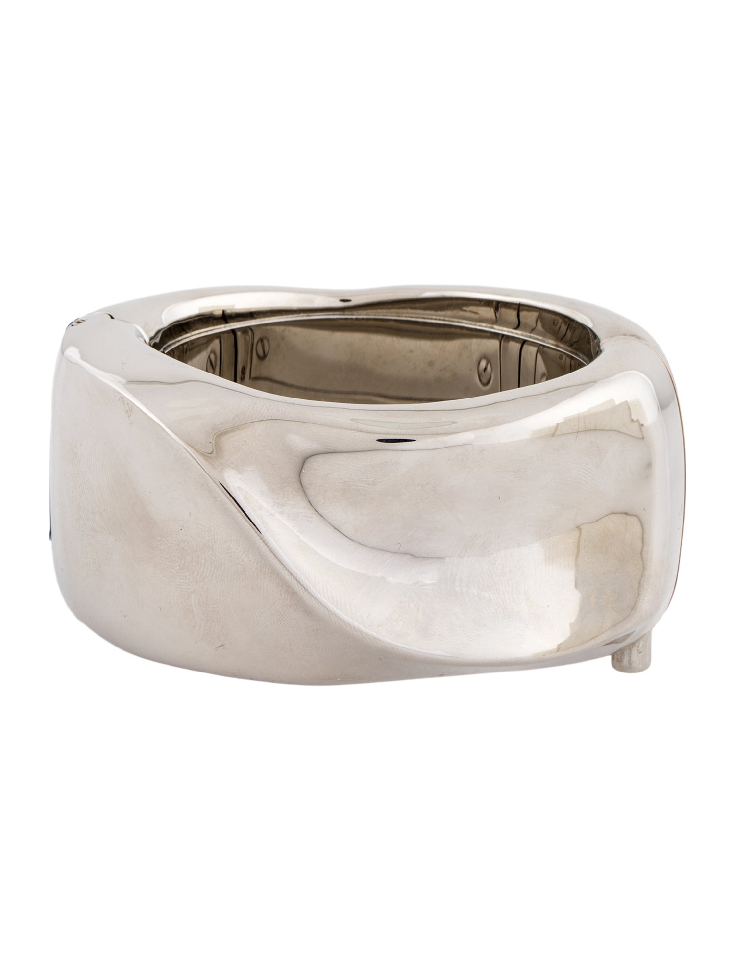 Alexander McQueen Sculptural Hinged Bracelet