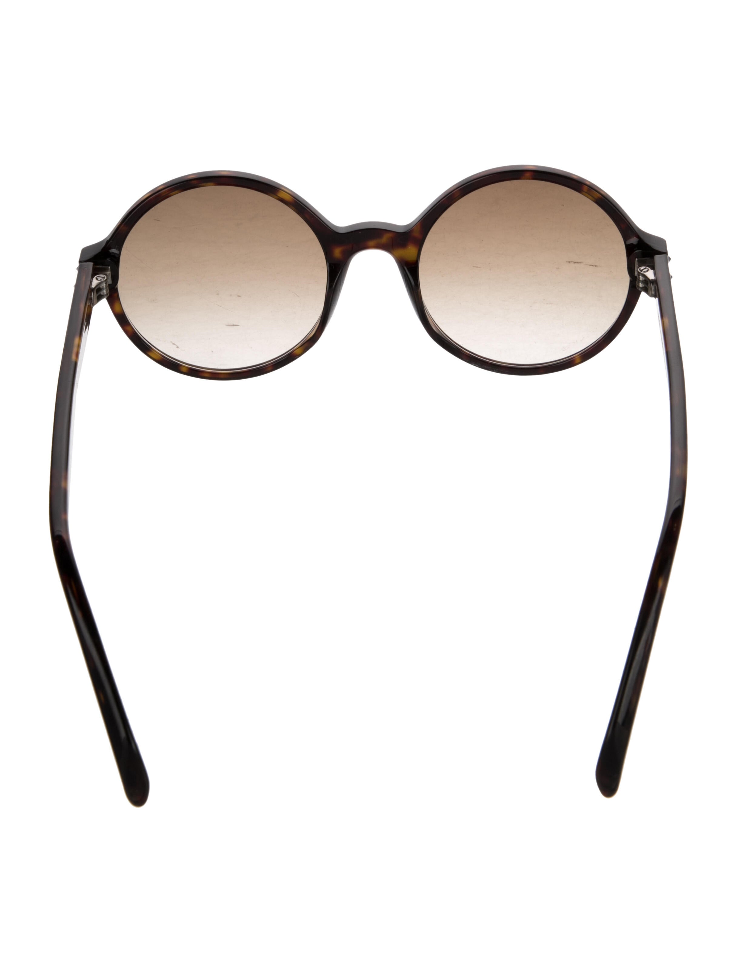 Alexander McQueen Round Gradient Sunglasses