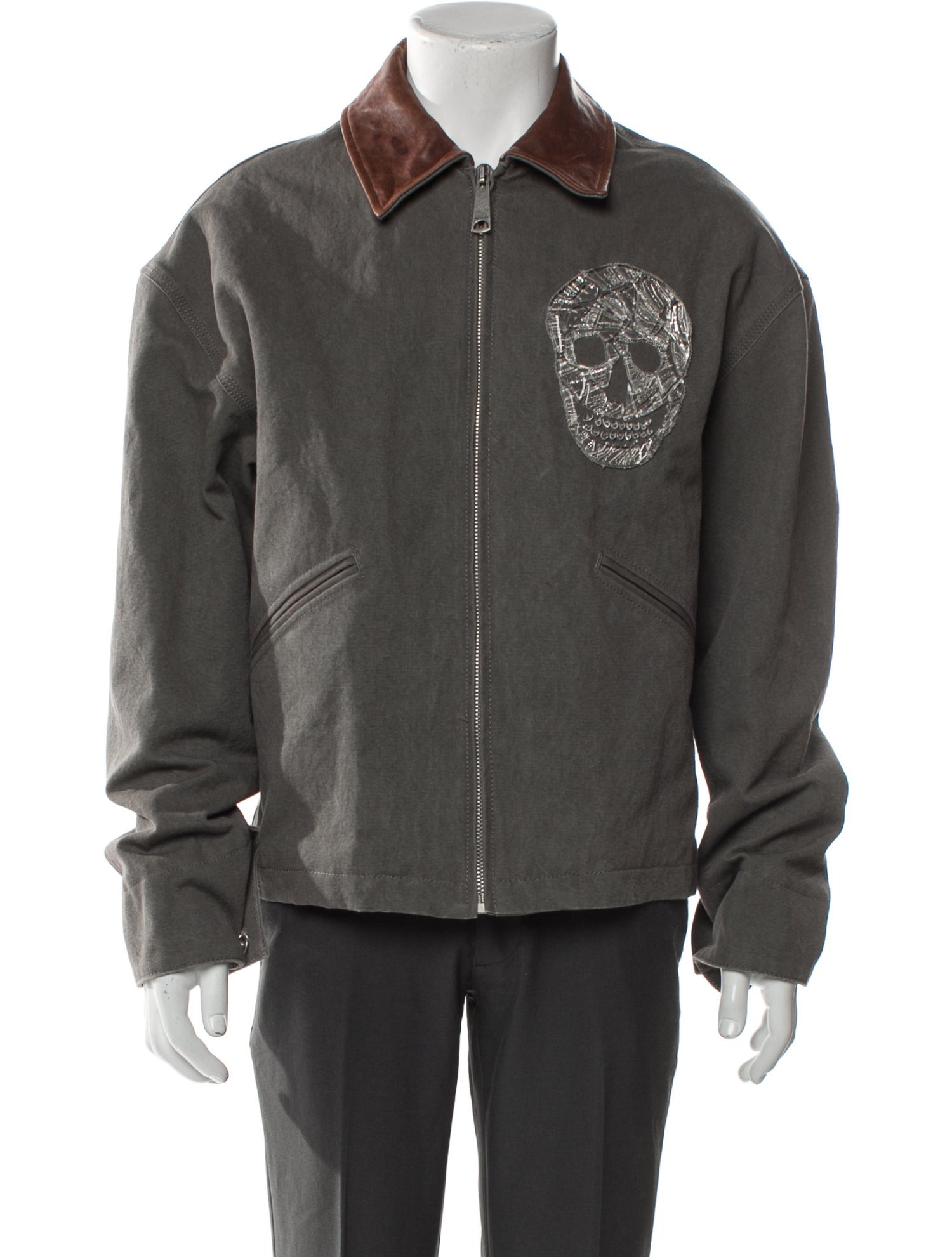 Alexander McQueen 2024 Graphic Print Bomber Jacket w/ Tags