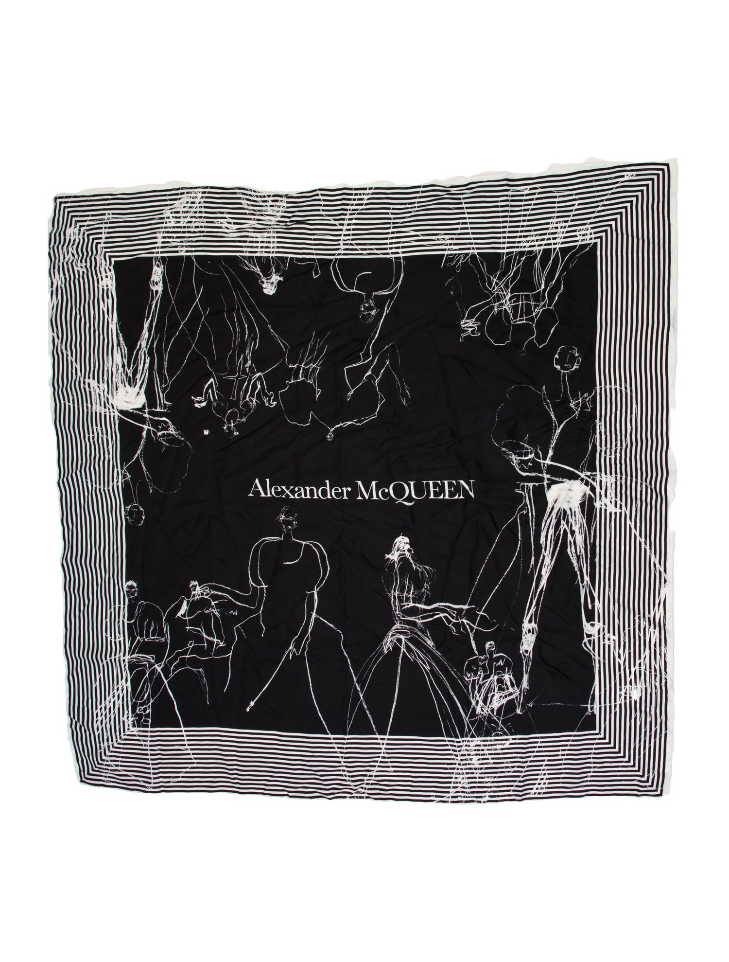 Alexander McQueen Printed Scarf