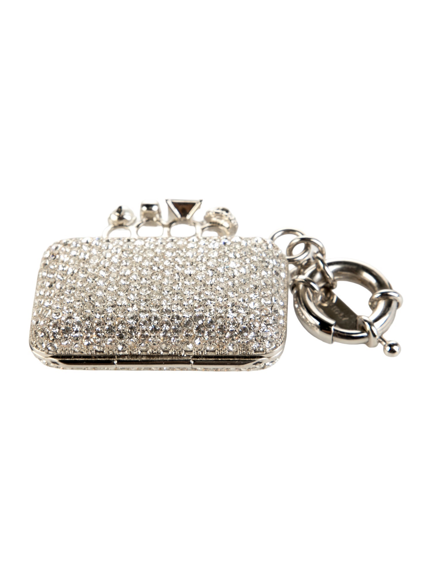 Alexander McQueen Encrusted Knuckle Keychain