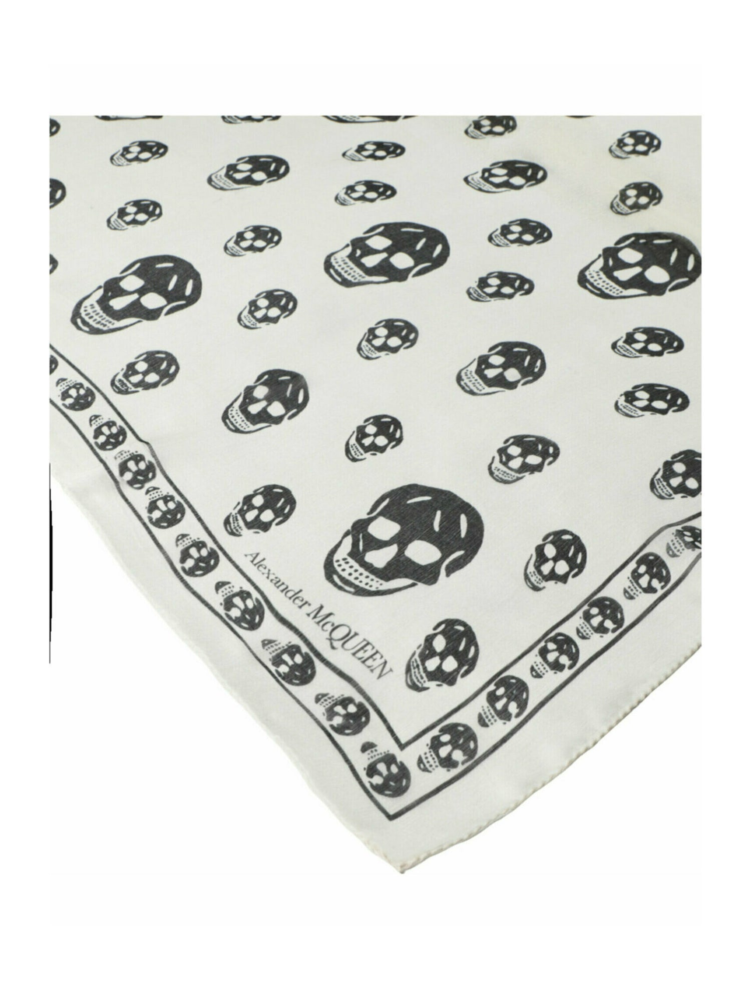 Alexander McQueen Skull Silk Scarf w/ Tags