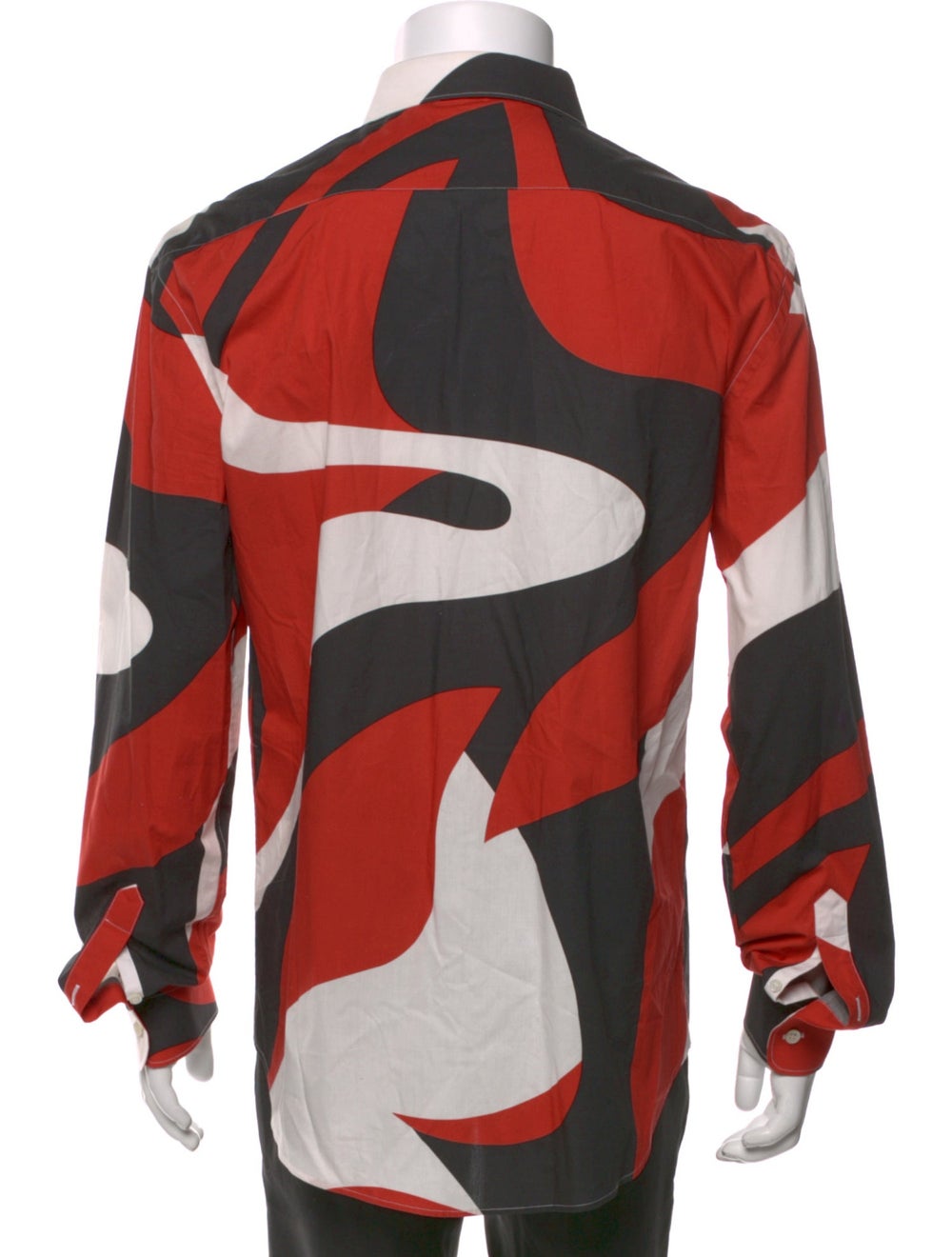 Alexander McQueen Colorblock Pattern Long Sleeve … - image 3