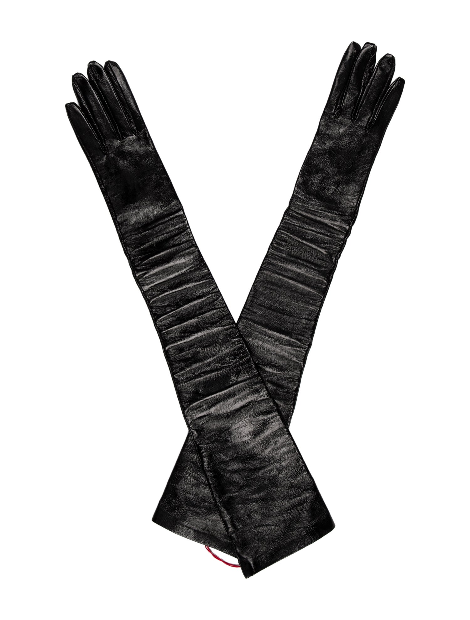 Alexander McQueen Leather Long Gloves w/Tags