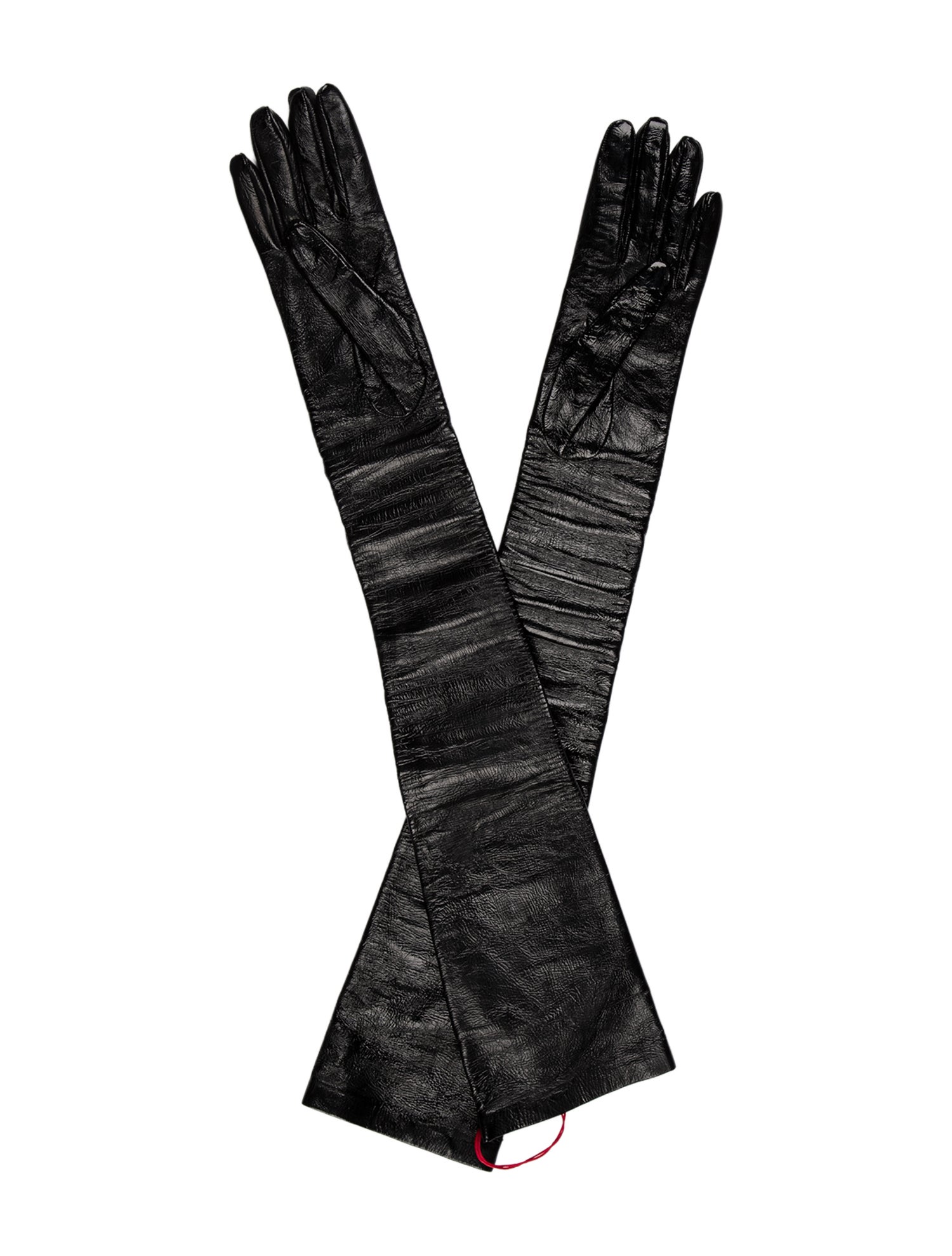 Alexander McQueen Leather Long Gloves w/Tags