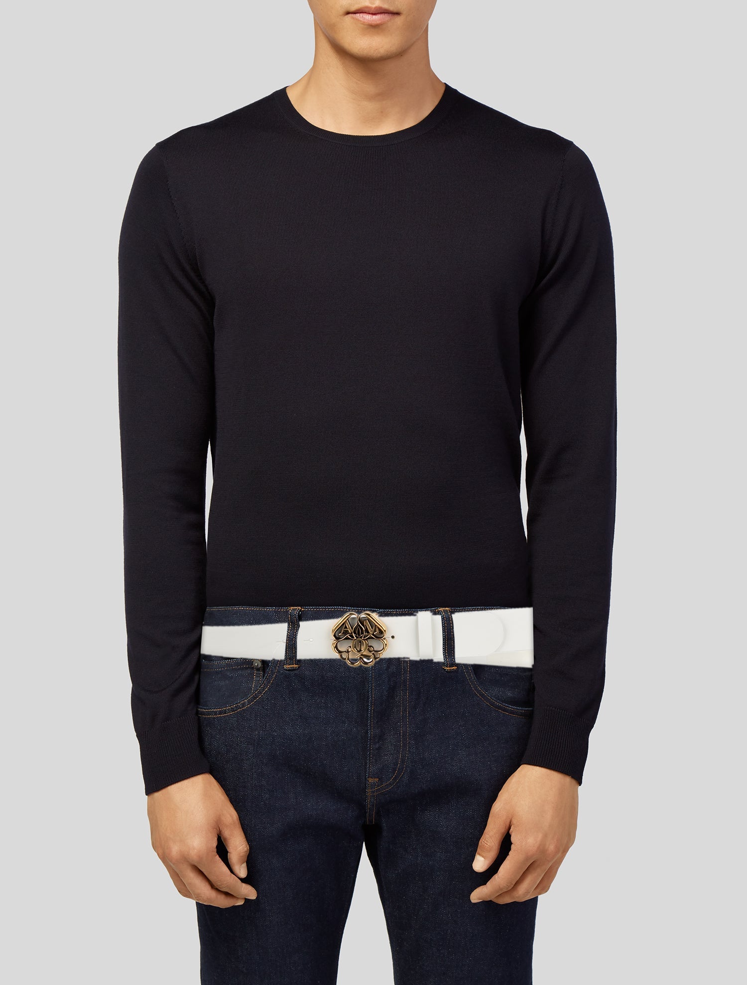 Alexander McQueen Leather Waist Belt