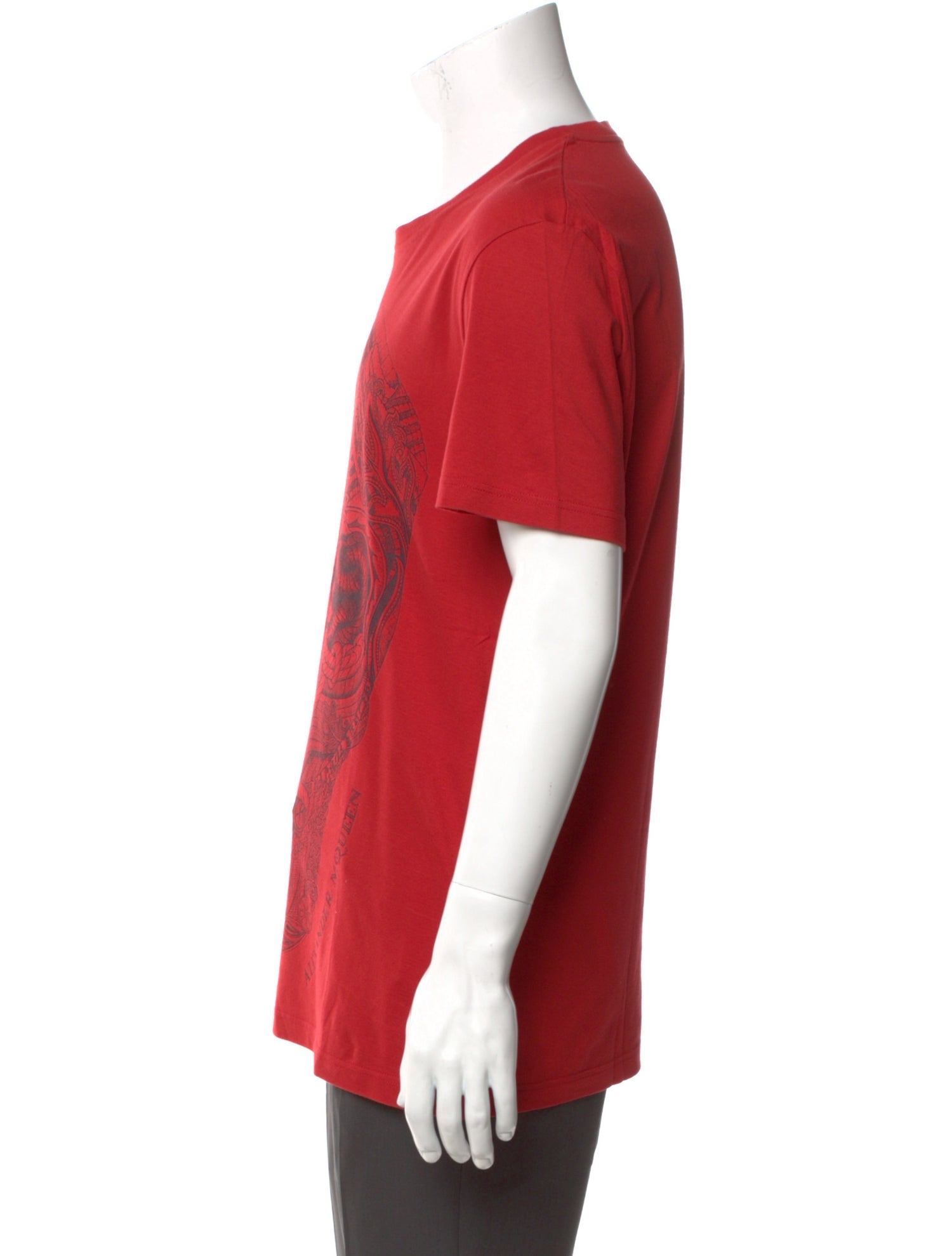 Alexander McQueen Graphic Print Crew Neck T-Shirt